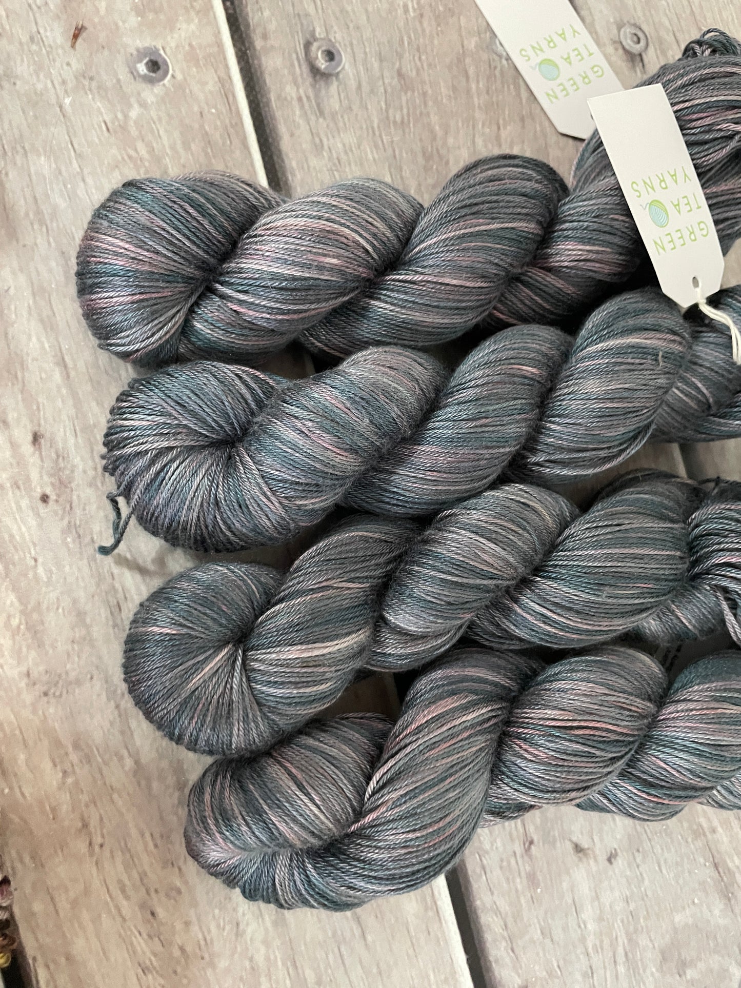 Twilight Grey - 4 ply in Mulberry silk - Pekoe f