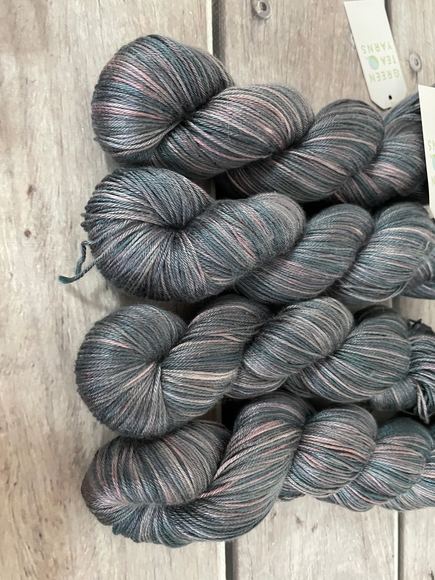 Twilight Grey - 4 ply in Mulberry silk - Pekoe f