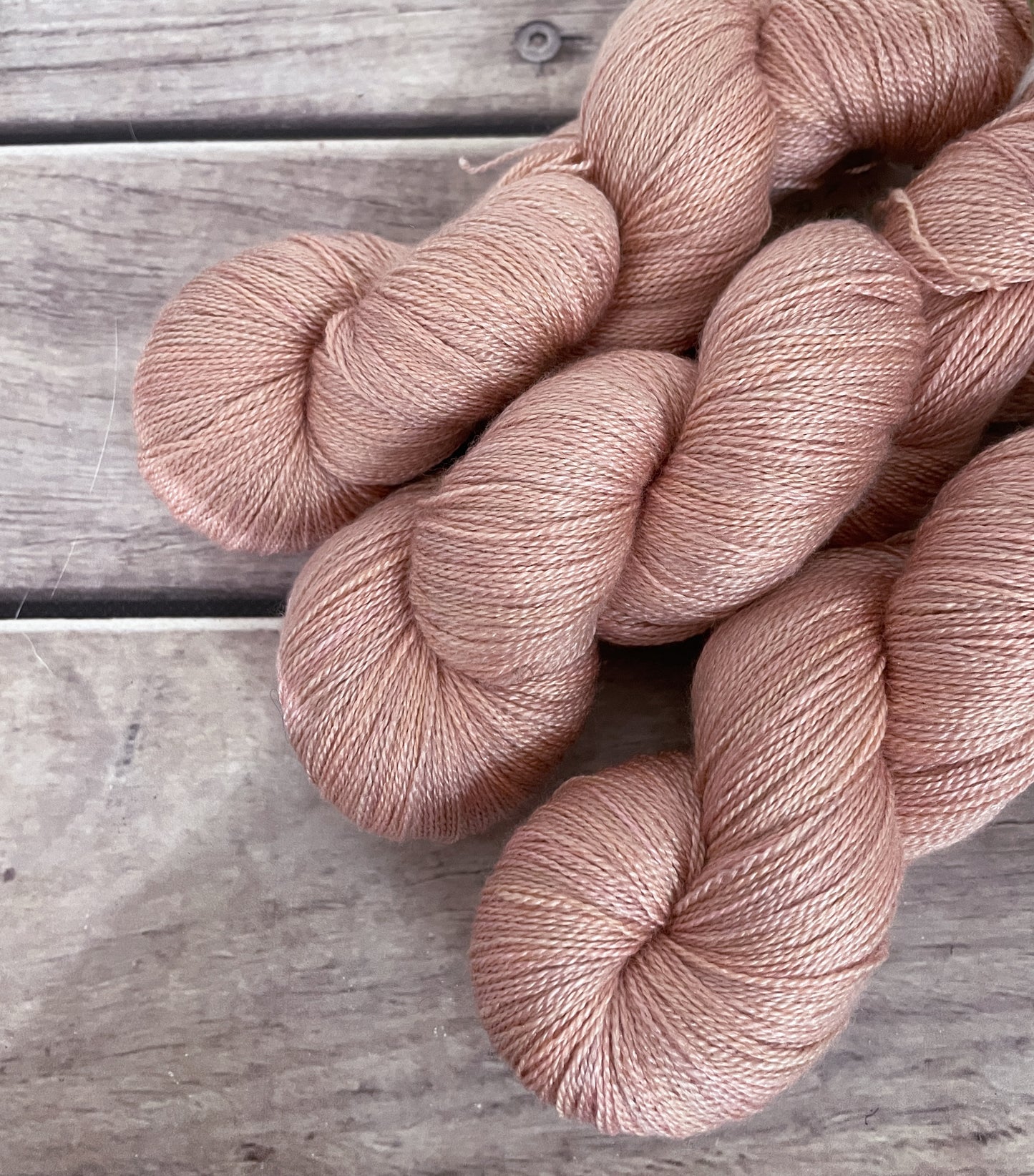 Rose Gold - Merino/silk - 2 Ply - Jasmin