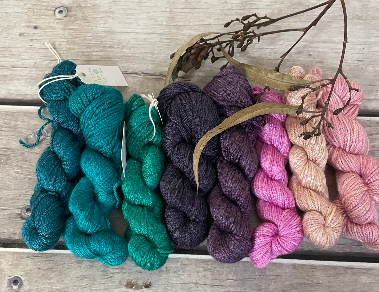 English Garden mini skein sets - Jasmin 4 - Kit 3