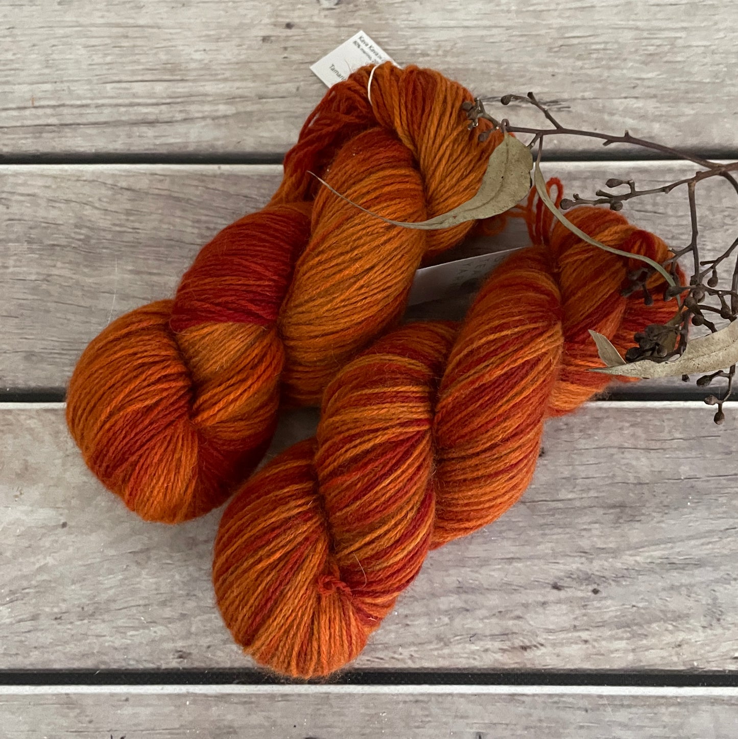 Tamarind Sunset - merino/possom - 4 ply - Kawa Kawa (Copy)