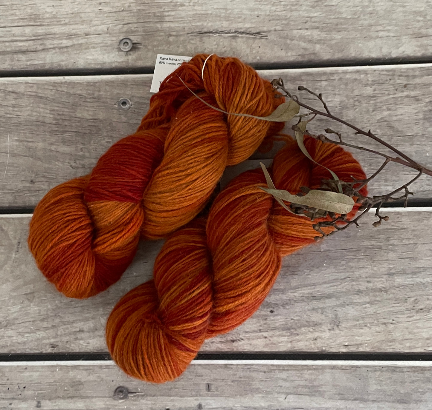 Tamarind Sunset - merino/possom - 4 ply - Kawa Kawa (Copy)