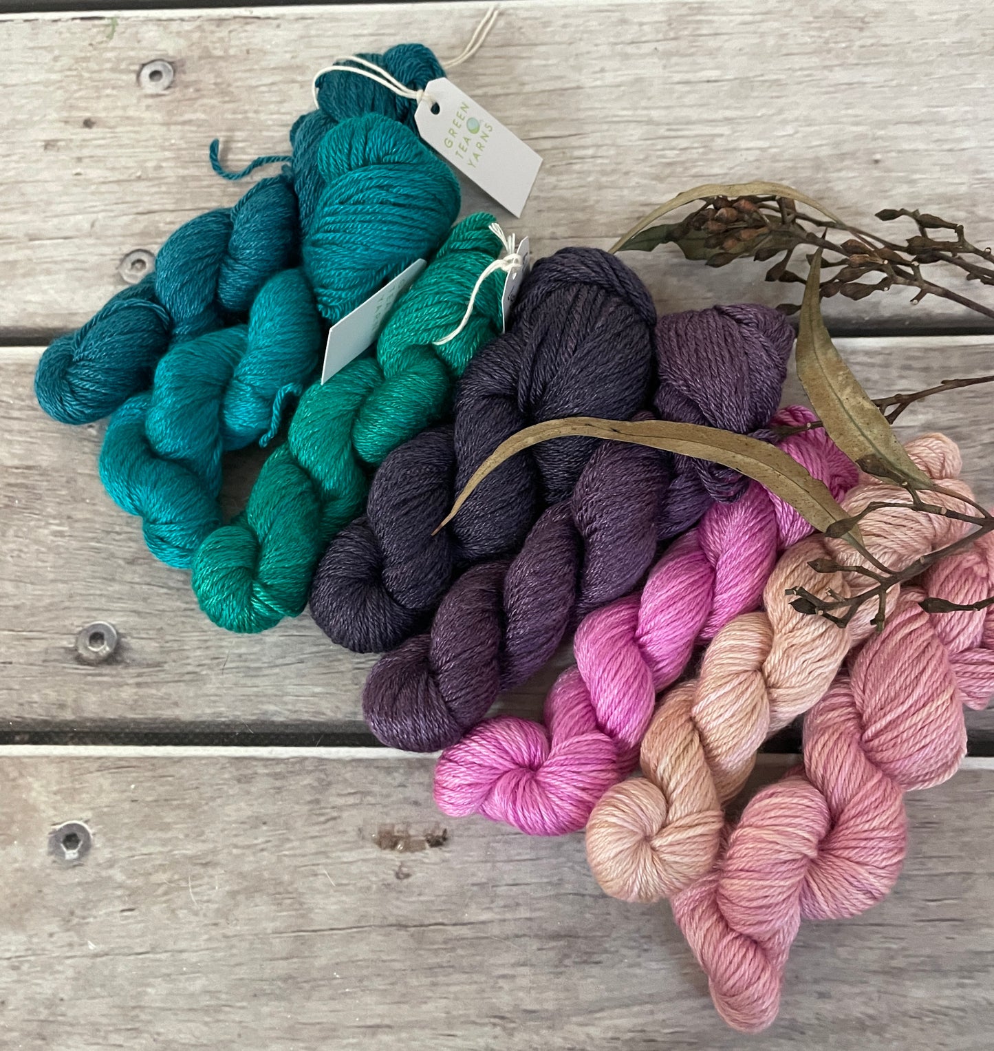 English Garden mini skein sets - Jasmin 4 - Kit 3