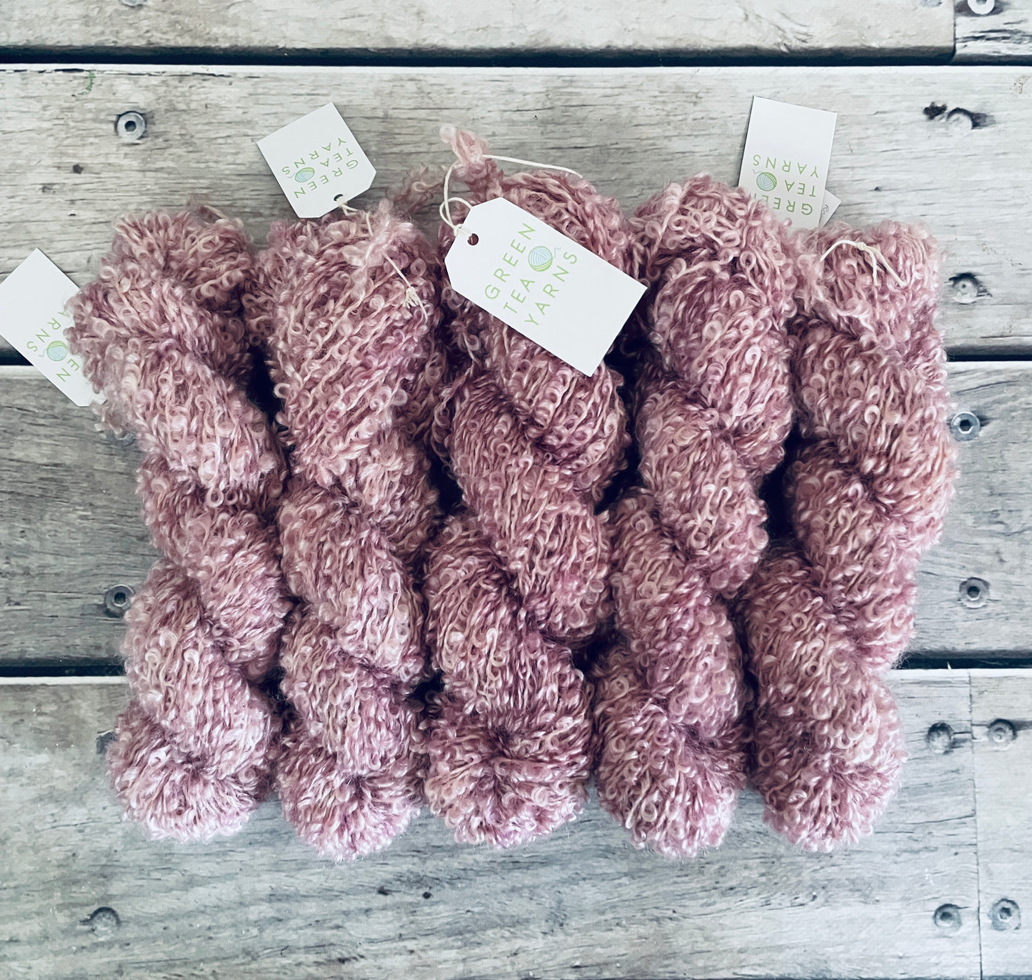 Soft Rose - 12 Ply mohair boucle - Raspberry