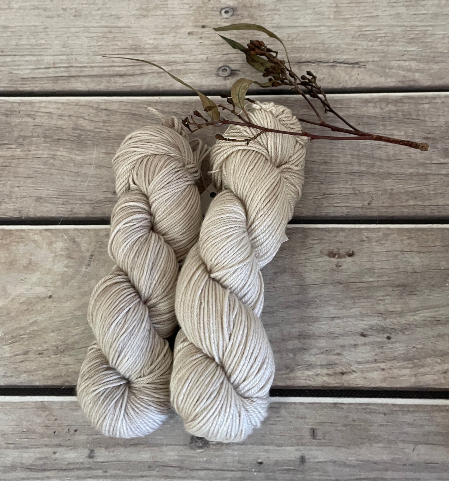 Sown Oats - on 8 ply merino and nylon sock yarn