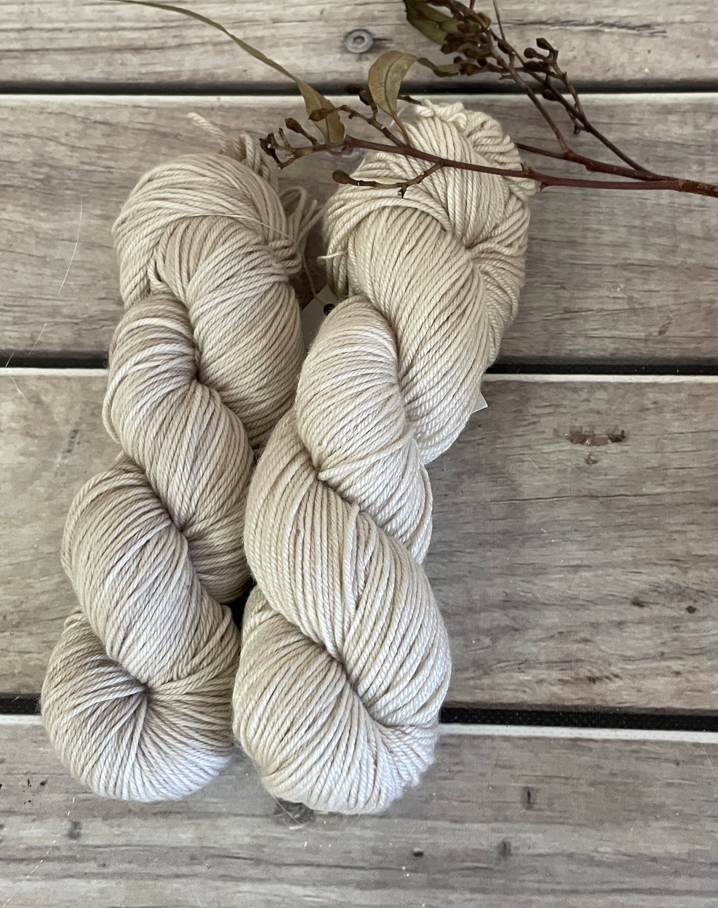 Sown Oats - on 8 ply merino and nylon sock yarn