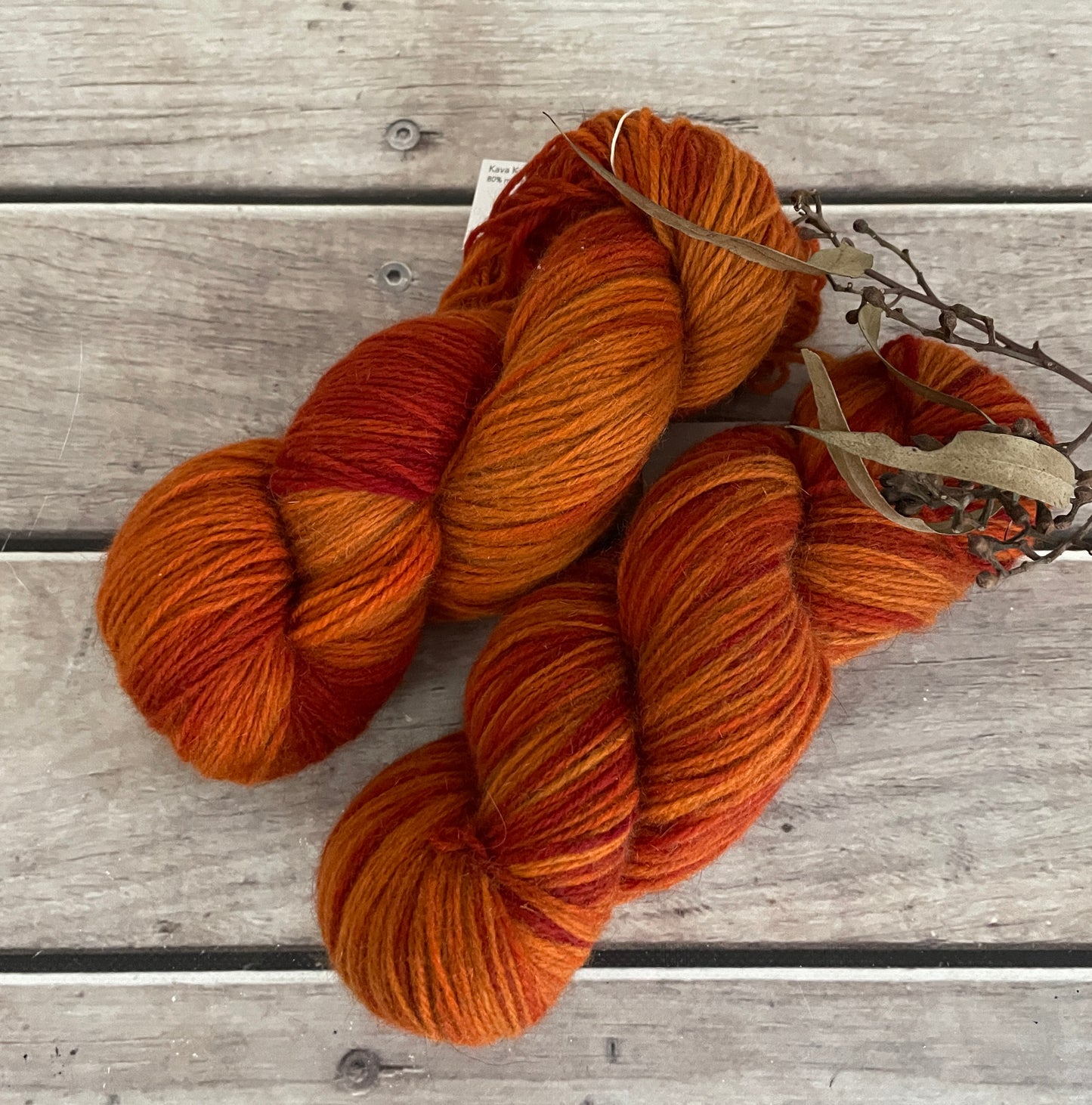 Tamarind Sunset - merino/possom - 4 ply - Kawa Kawa (Copy)