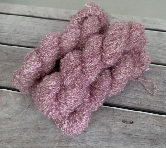 Soft Rose - 12 Ply mohair boucle - Raspberry