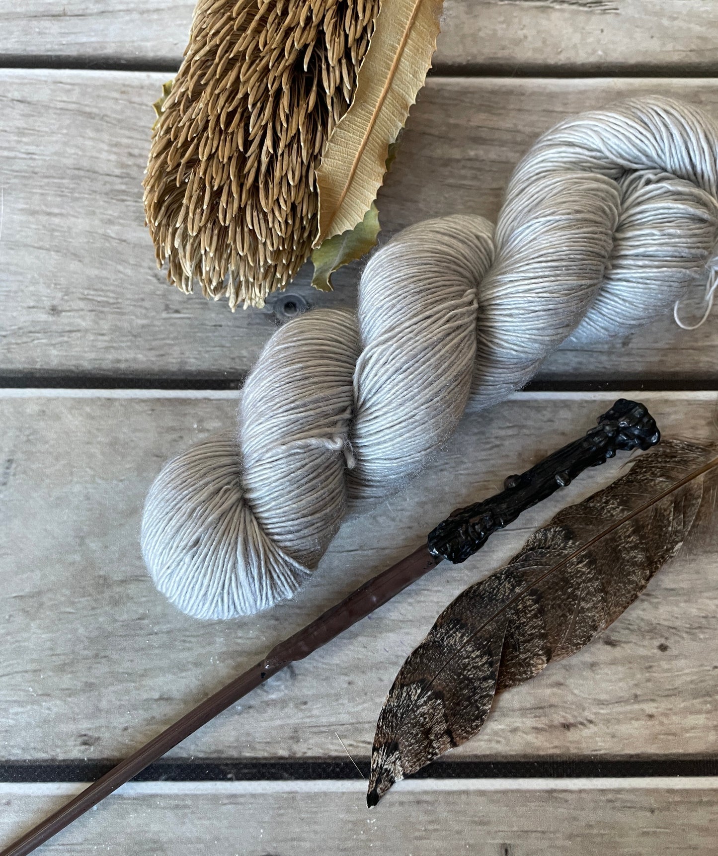 May colour of the Month - Dyed to order - Silver Cloud