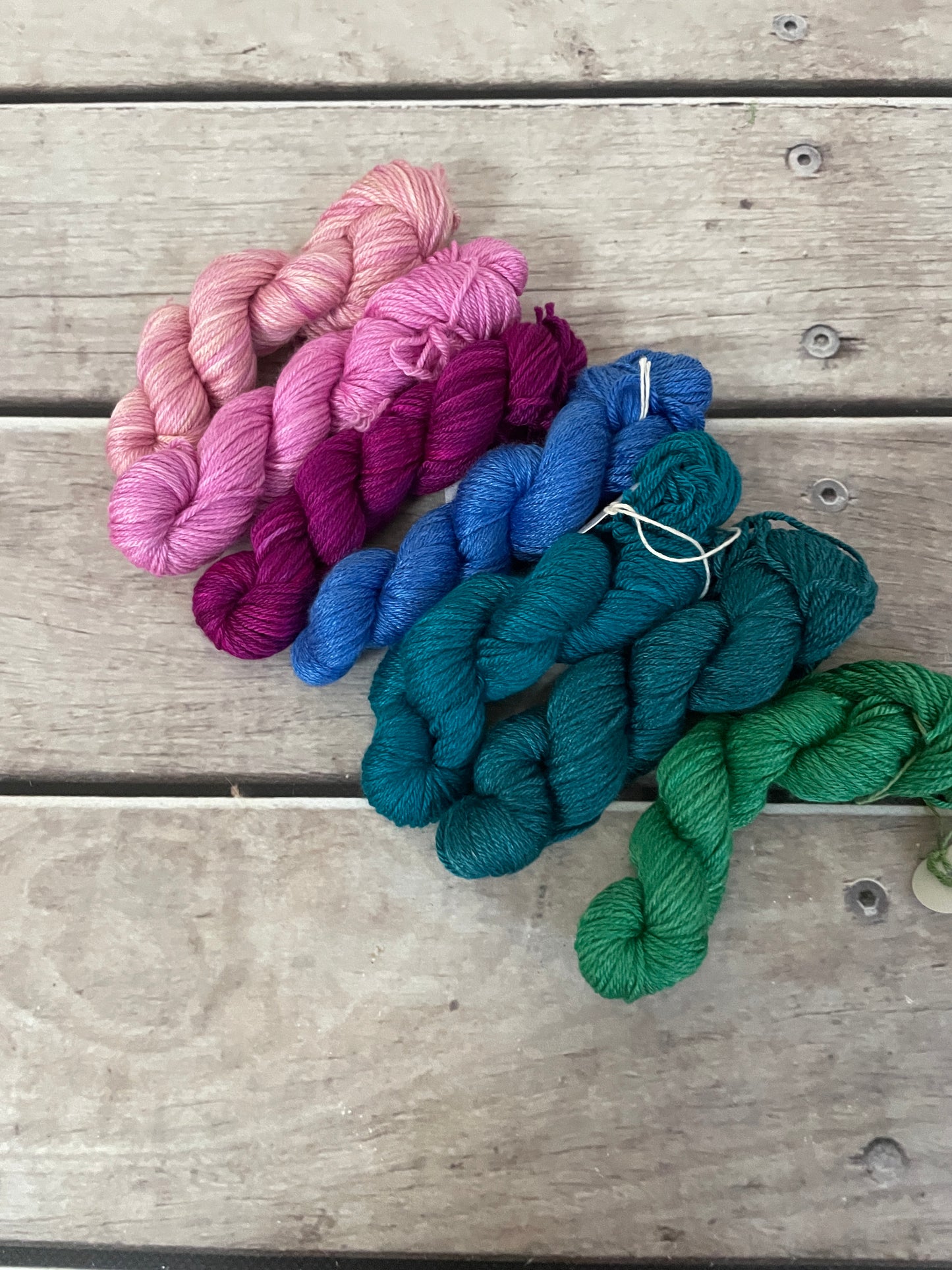 English Garden mini skein sets - Jasmin 4 - Kit 1