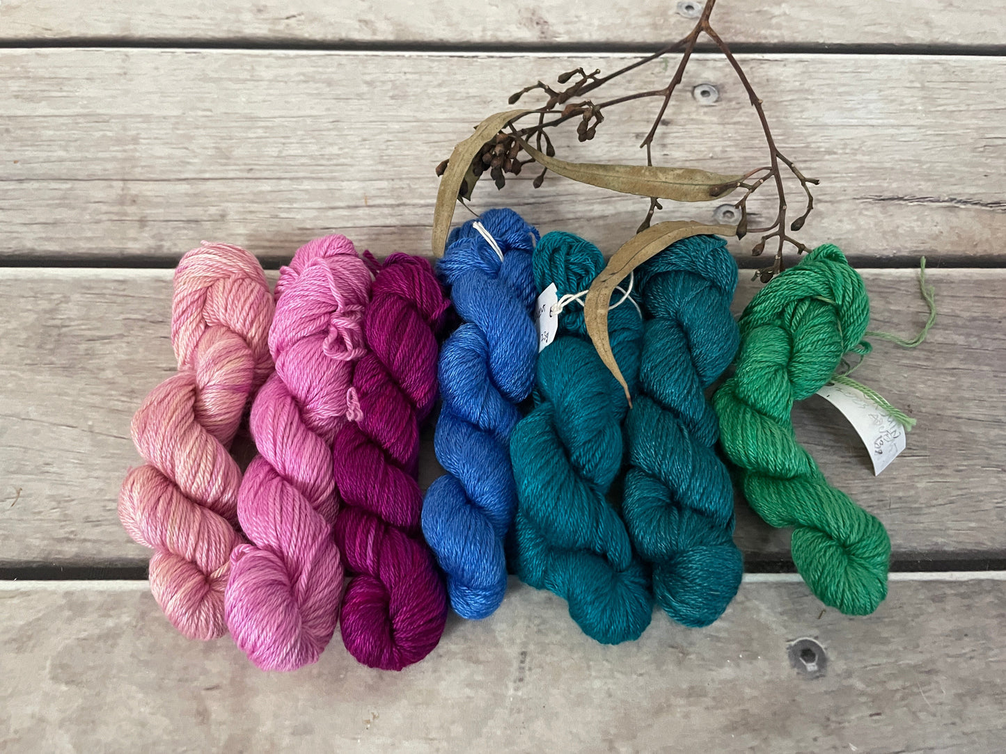 English Garden mini skein sets - Jasmin 4 - Kit 1