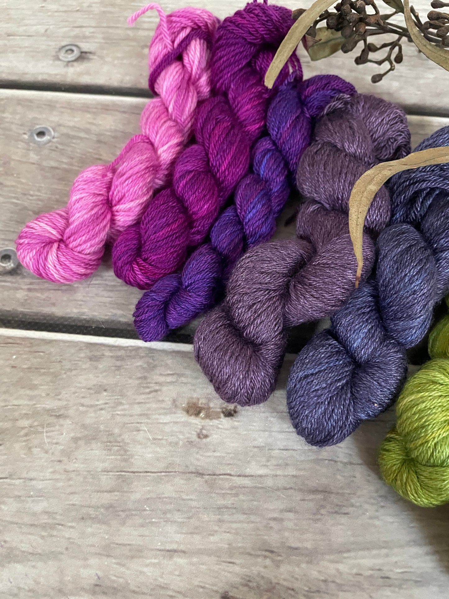 English Garden mini skein sets - Jasmin 4 - Kit 2