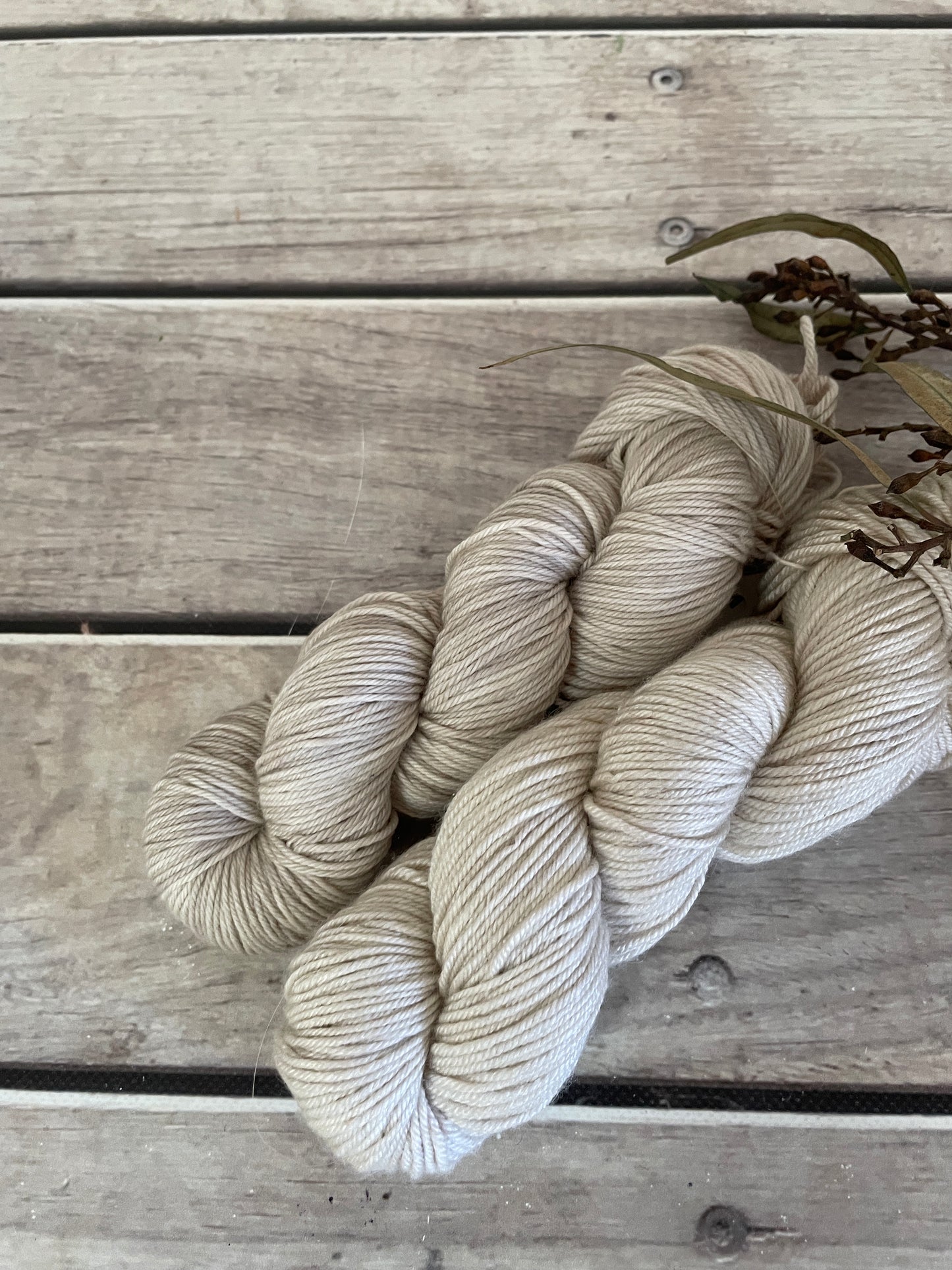 Sown Oats - on 8 ply merino and nylon sock yarn