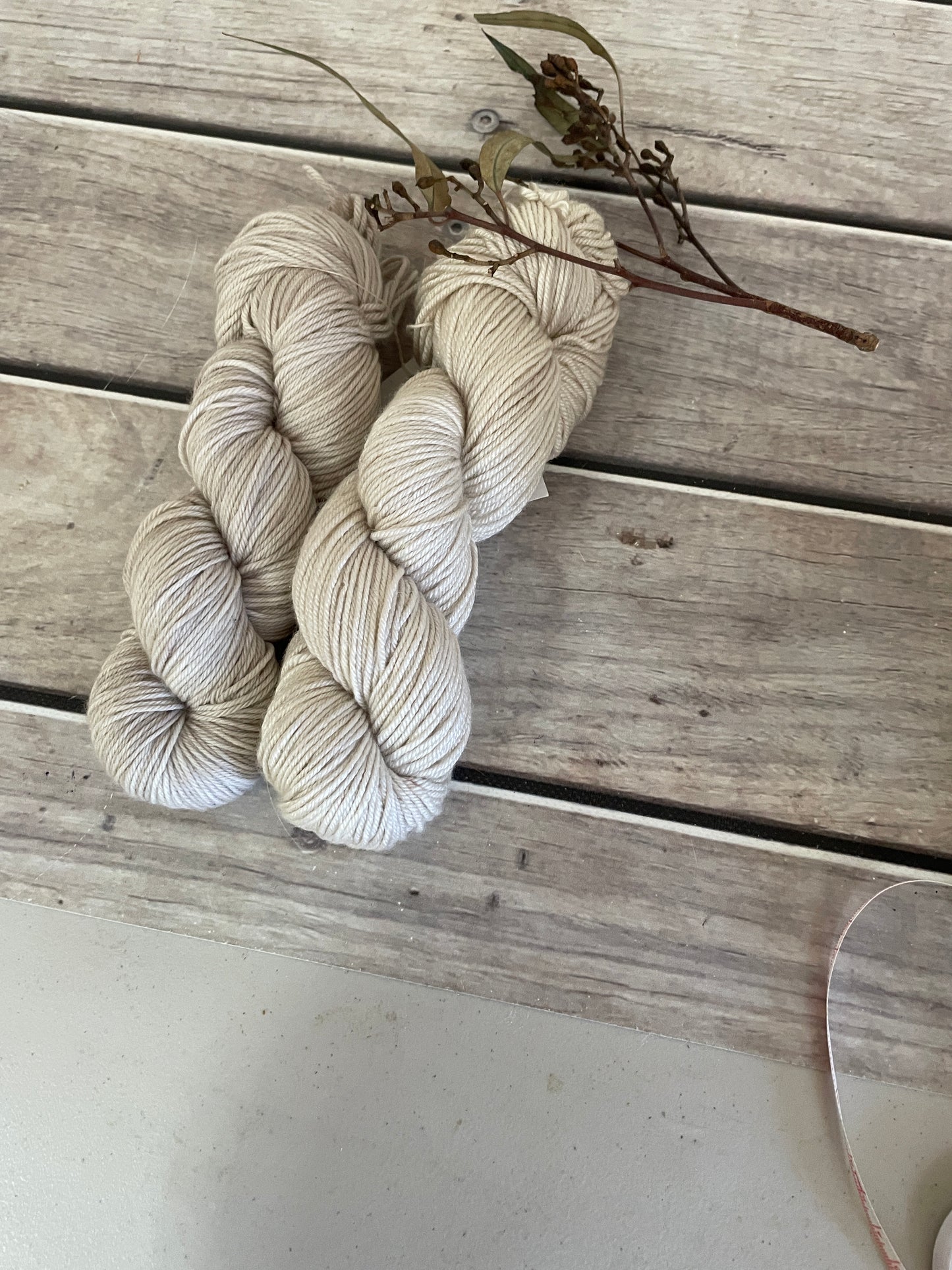 Sown Oats - on 8 ply merino and nylon sock yarn