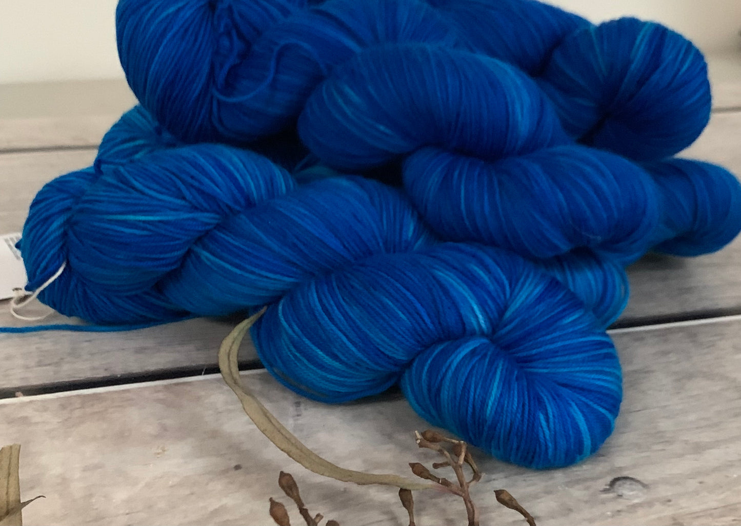 Azure - 4ply sock yarn in merino and nylon - Darjeeling