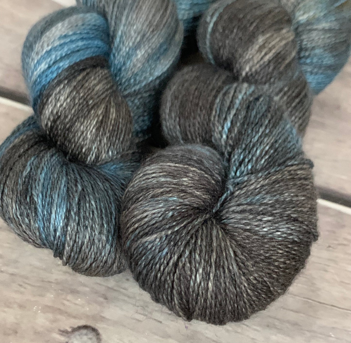 Distant Galaxy ooak - 3 ply/ heavy lace - silk and merino - Jasmin 3