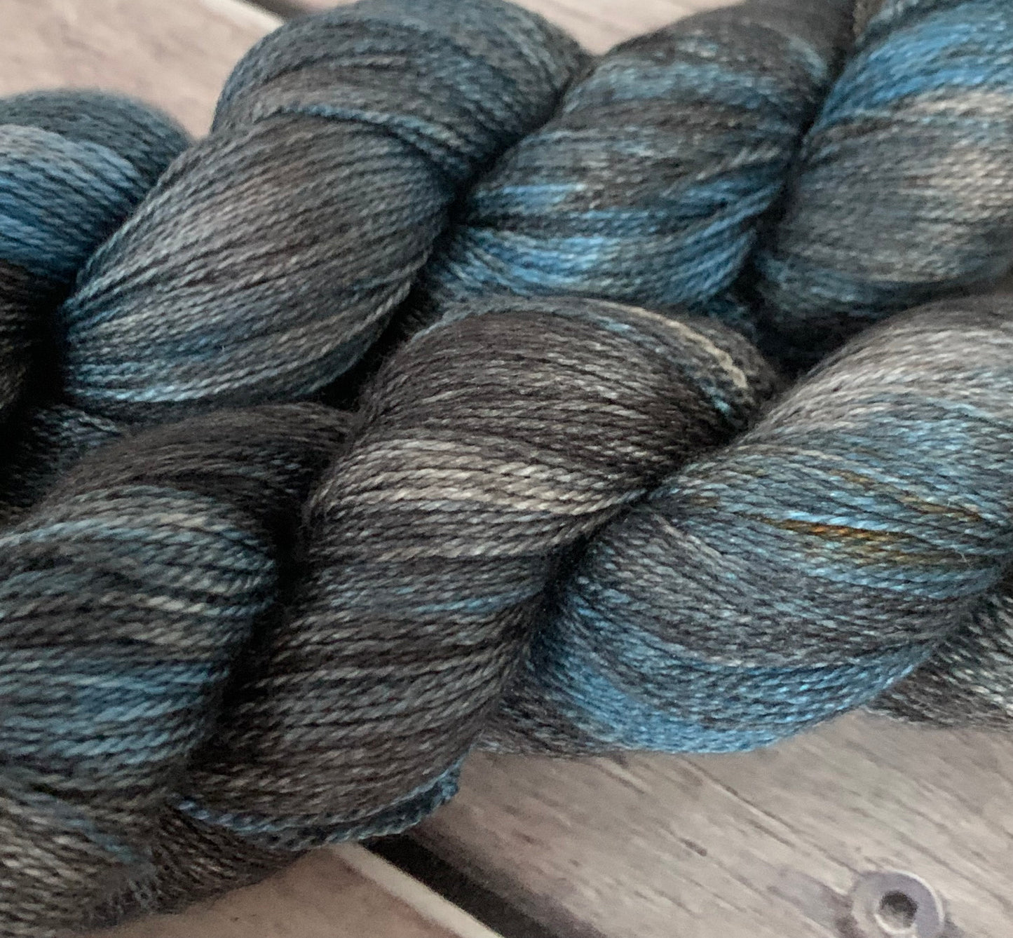 Distant Galaxy ooak - 3 ply/ heavy lace - silk and merino - Jasmin 3