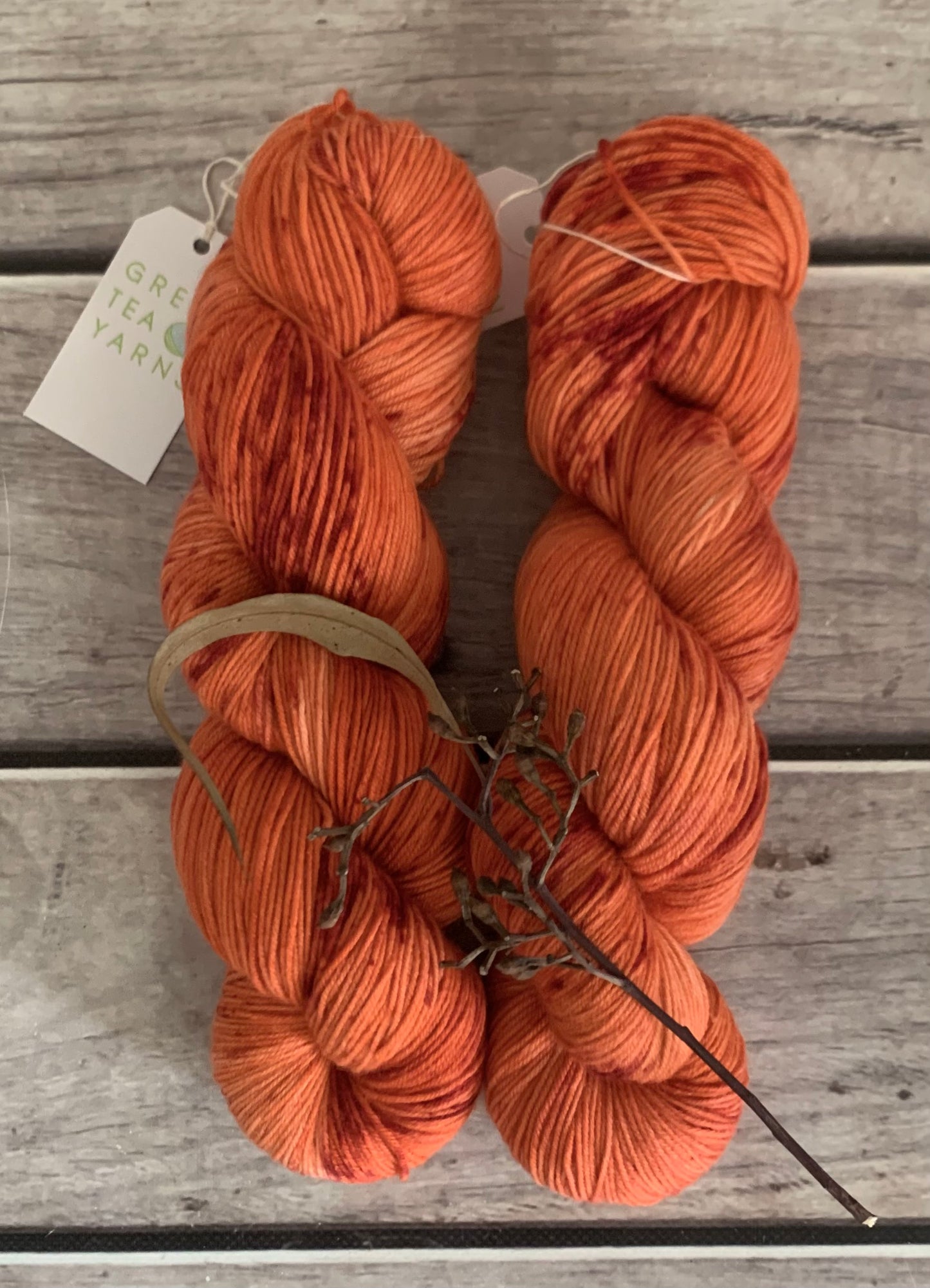 Paprika - sock yarn in merino and nylon - Darjeeling