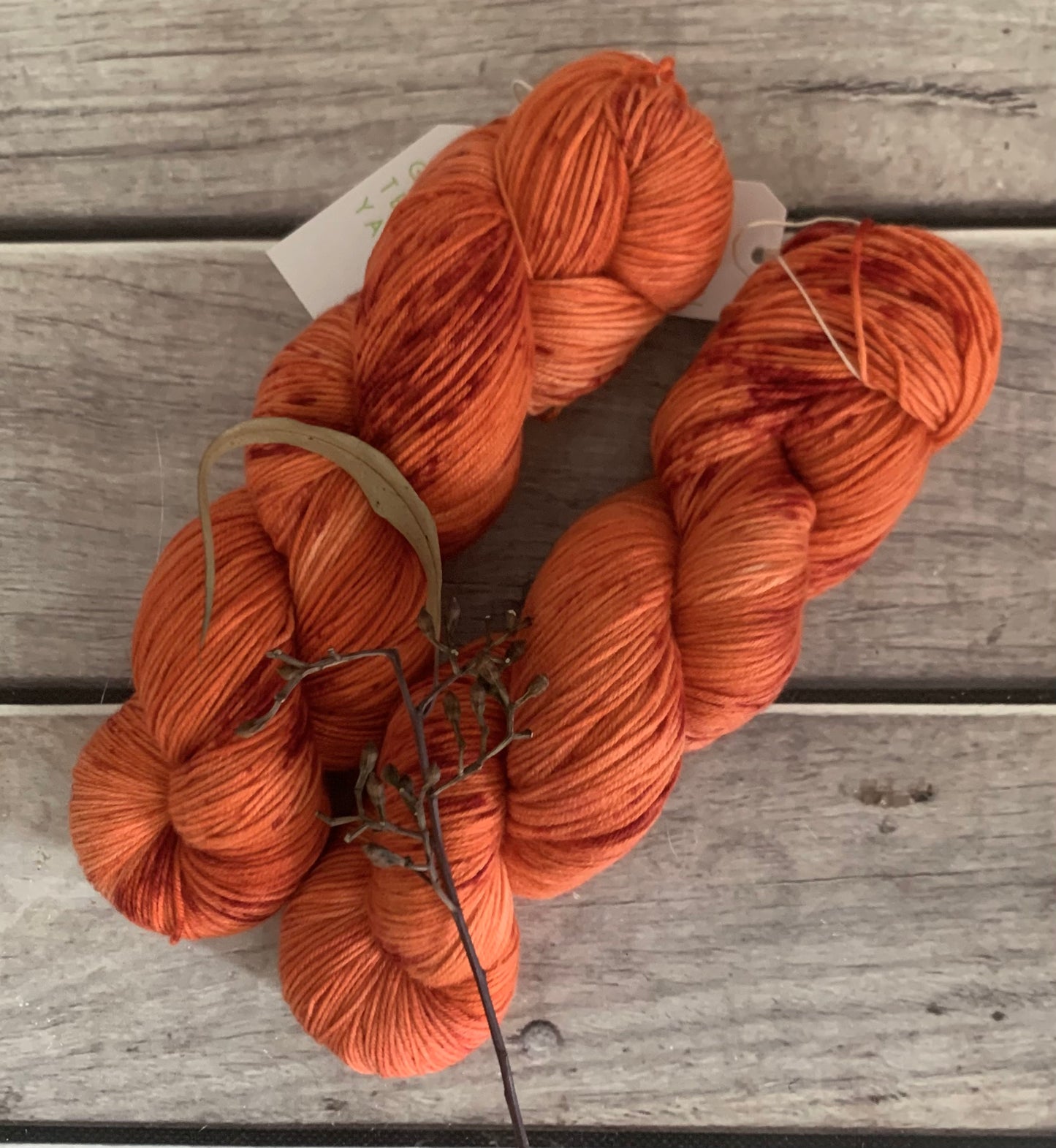 Paprika - sock yarn in merino and nylon - Darjeeling