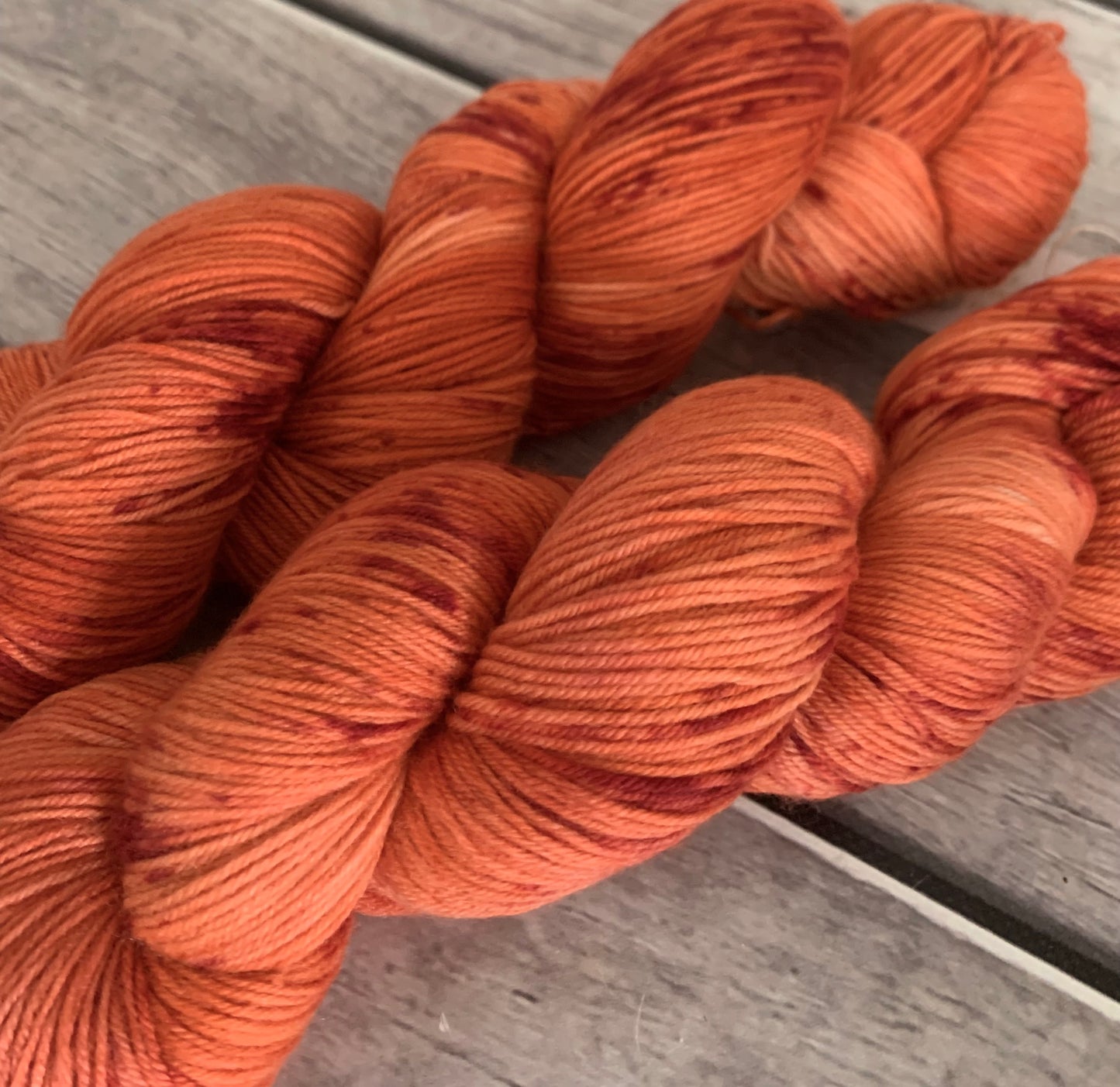 Paprika - sock yarn in merino and nylon - Darjeeling