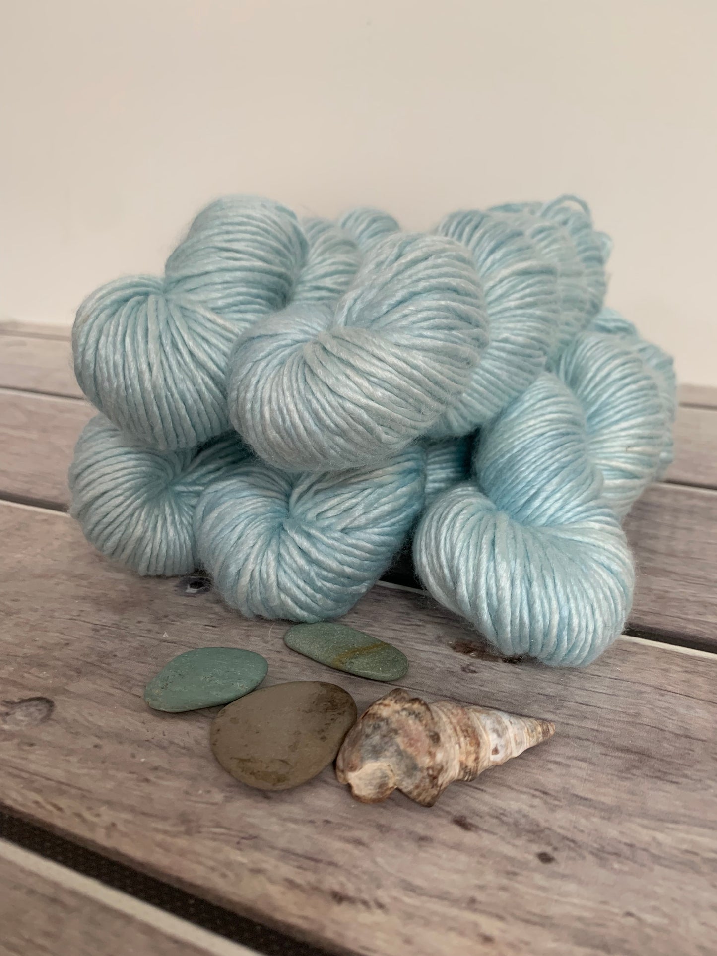 Seabreeze - 10 ply merino/silk singles - Peach