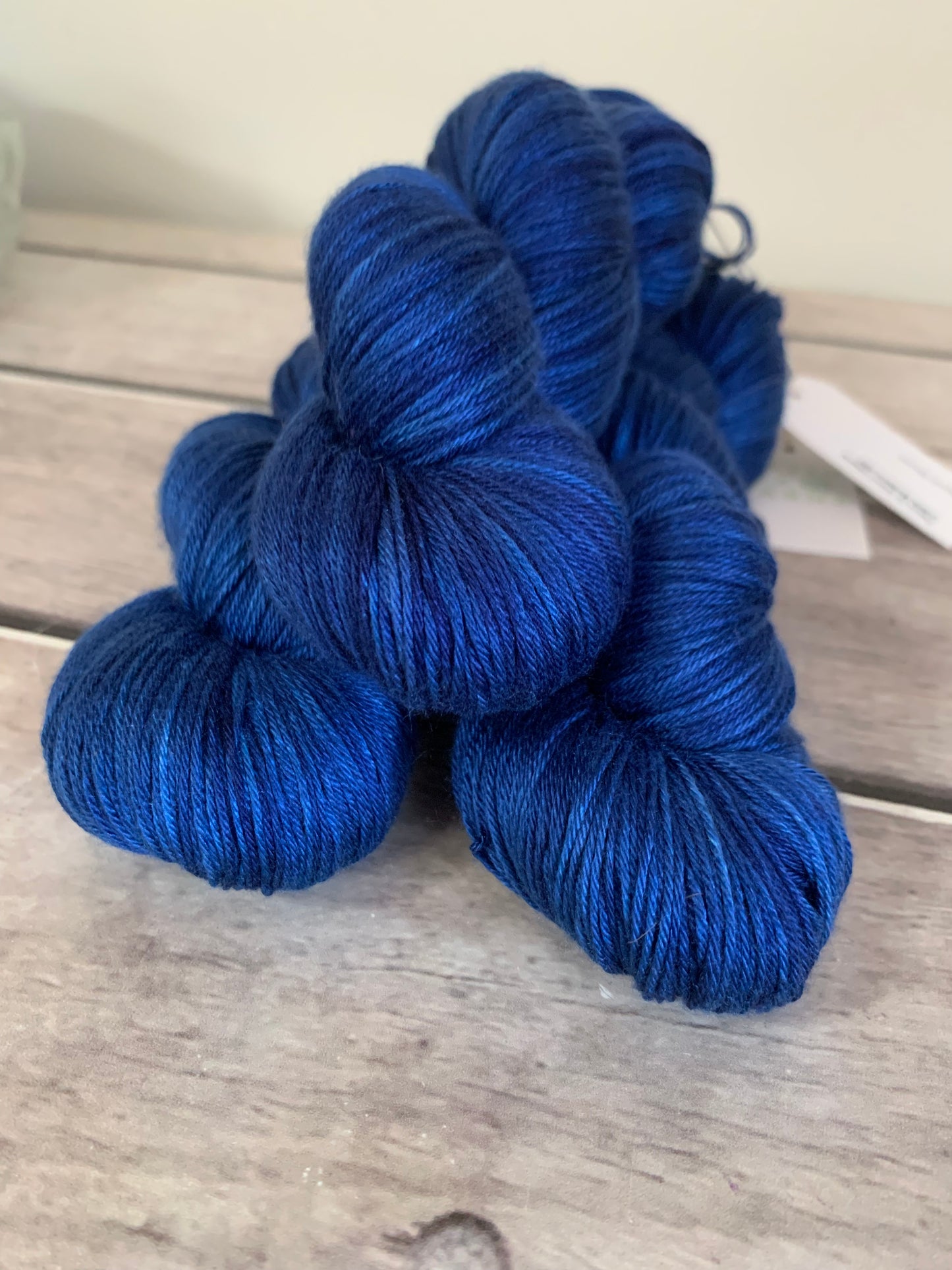 April Blues- 4 ply in Mulberry silk - Pekoe f