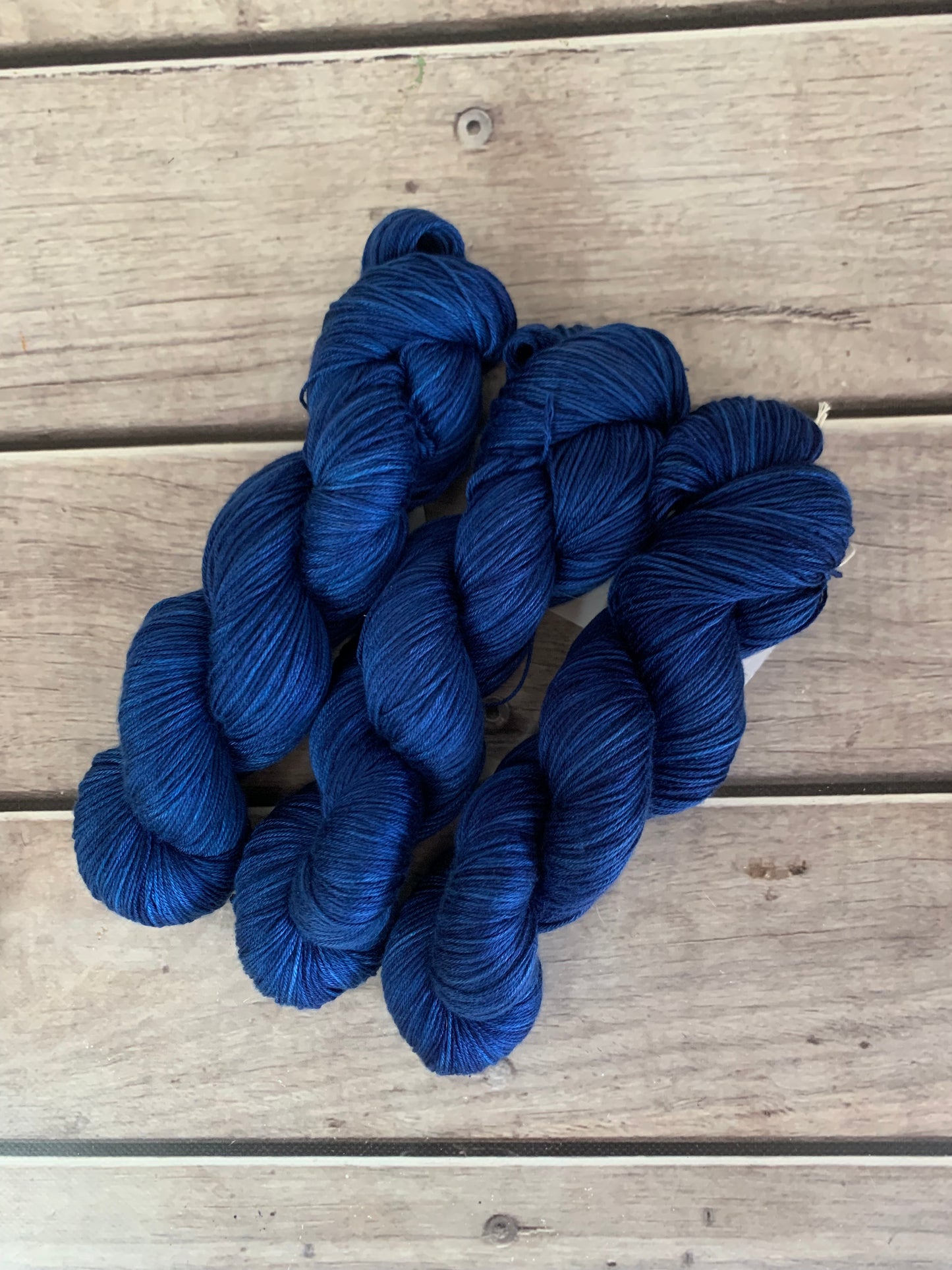 April Blues- 4 ply in Mulberry silk - Pekoe f