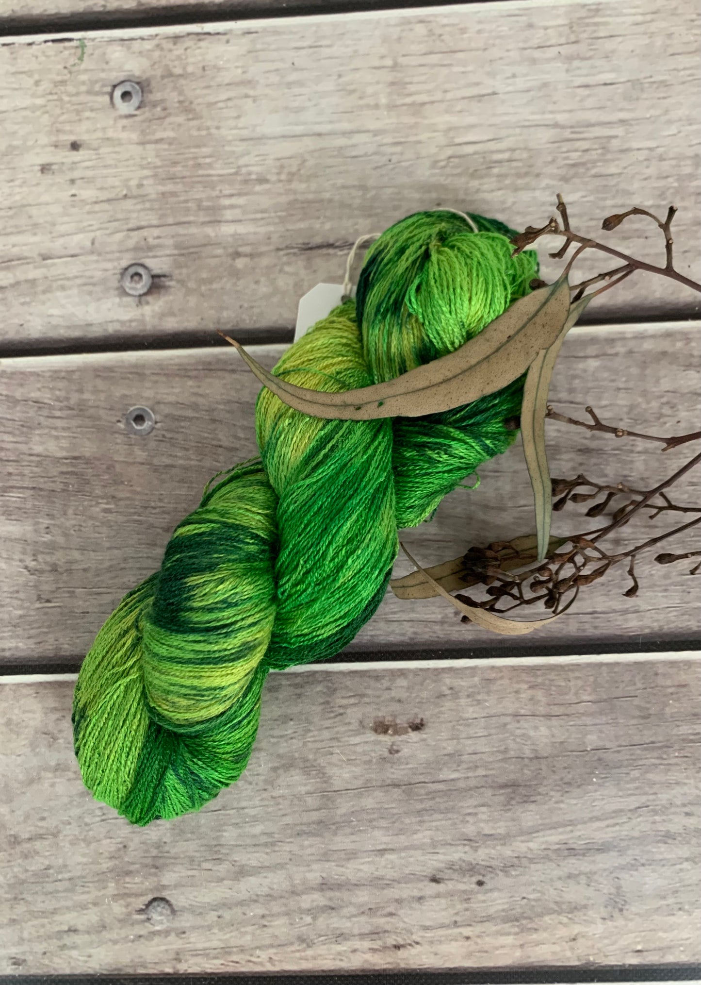 Pond Life - 1 Ply in Tussah Silk - Chai - 100gms