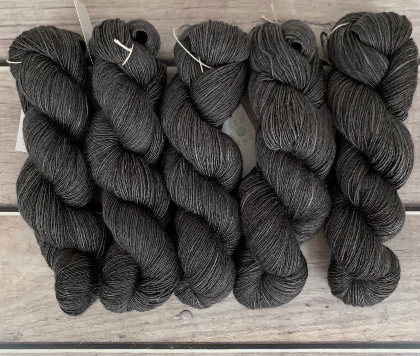 Fallen Ashes on Merino and Silk 4 ply single - Osmanthus