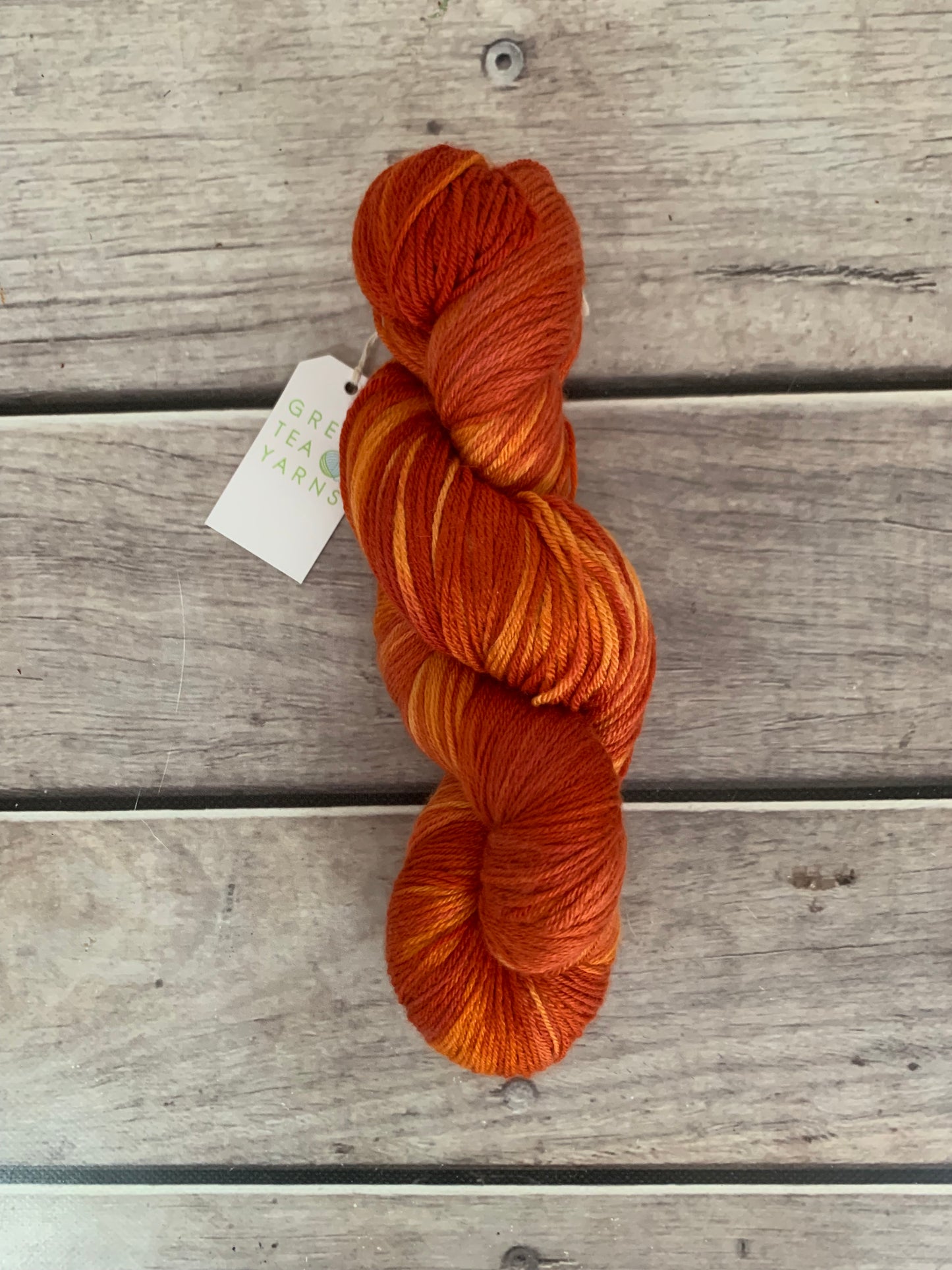 Burnt Leaf- 4ply/fingering - silk and merino - Jasmin 4