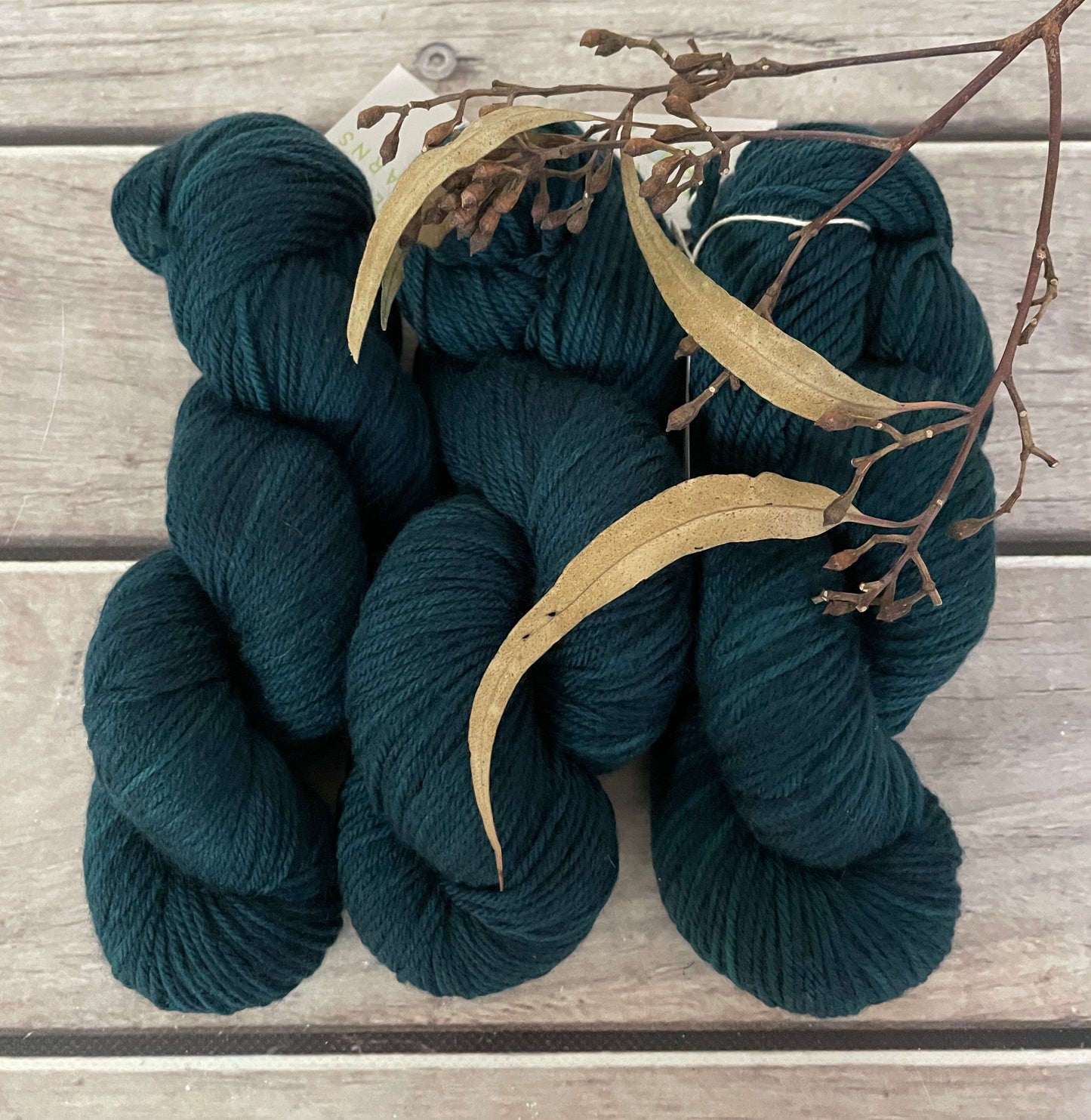 Deep Seas - 8 ply merino and nylon sock yarn - Darjeeling DK