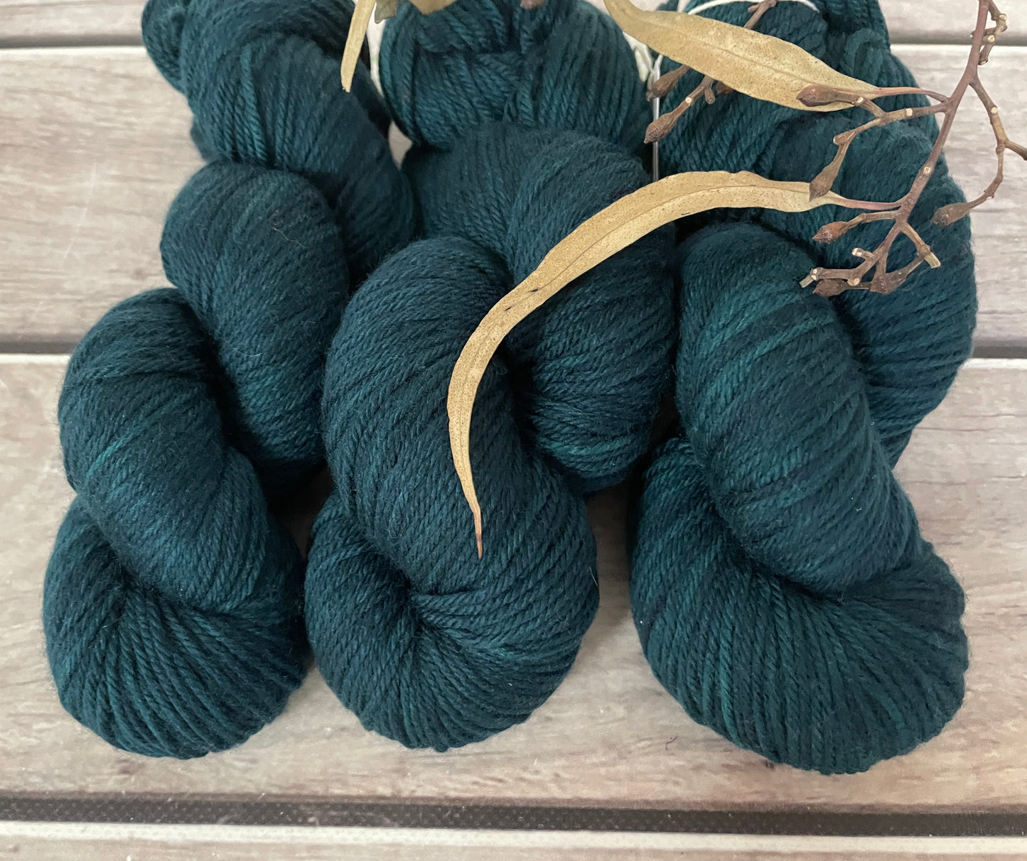 Deep Seas - 8 ply merino and nylon sock yarn - Darjeeling DK