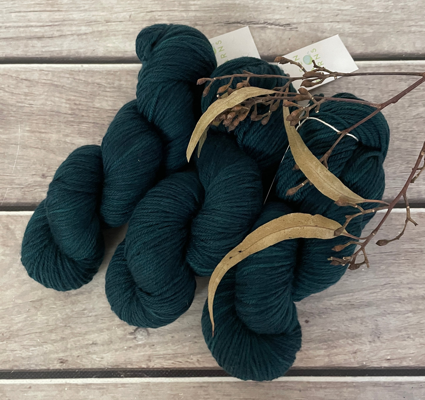 Deep Seas - 8 ply merino and nylon sock yarn - Darjeeling DK