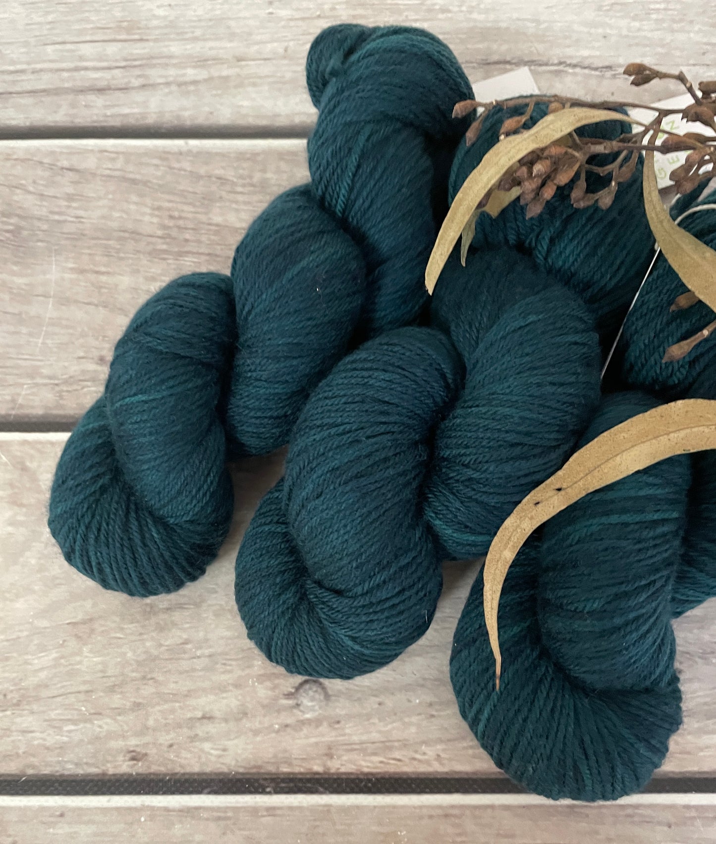 Deep Seas - 8 ply merino and nylon sock yarn - Darjeeling DK