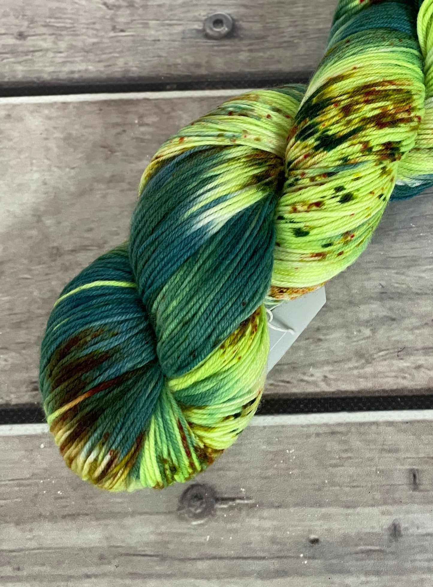 Speckled Seas in 4 ply sock yarn in merino and nylon - Darjeeling