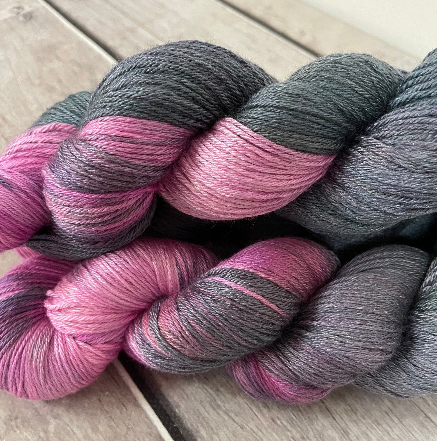 Rock Candy ooak - 4ply/fingering - silk and merino yarn - Jasmin 4