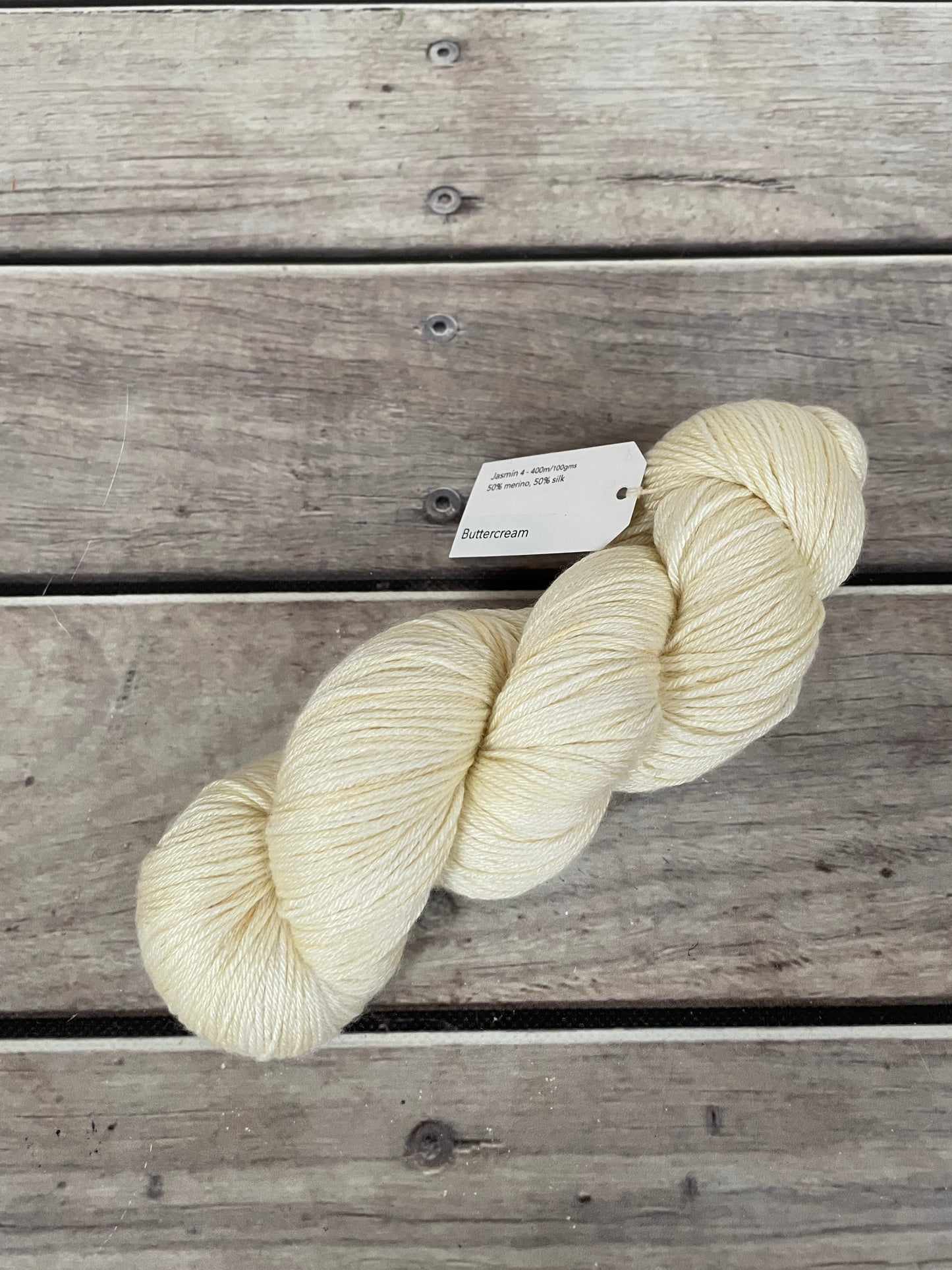 Buttercream - 4ply/fingering - silk and merino - Jasmin 4