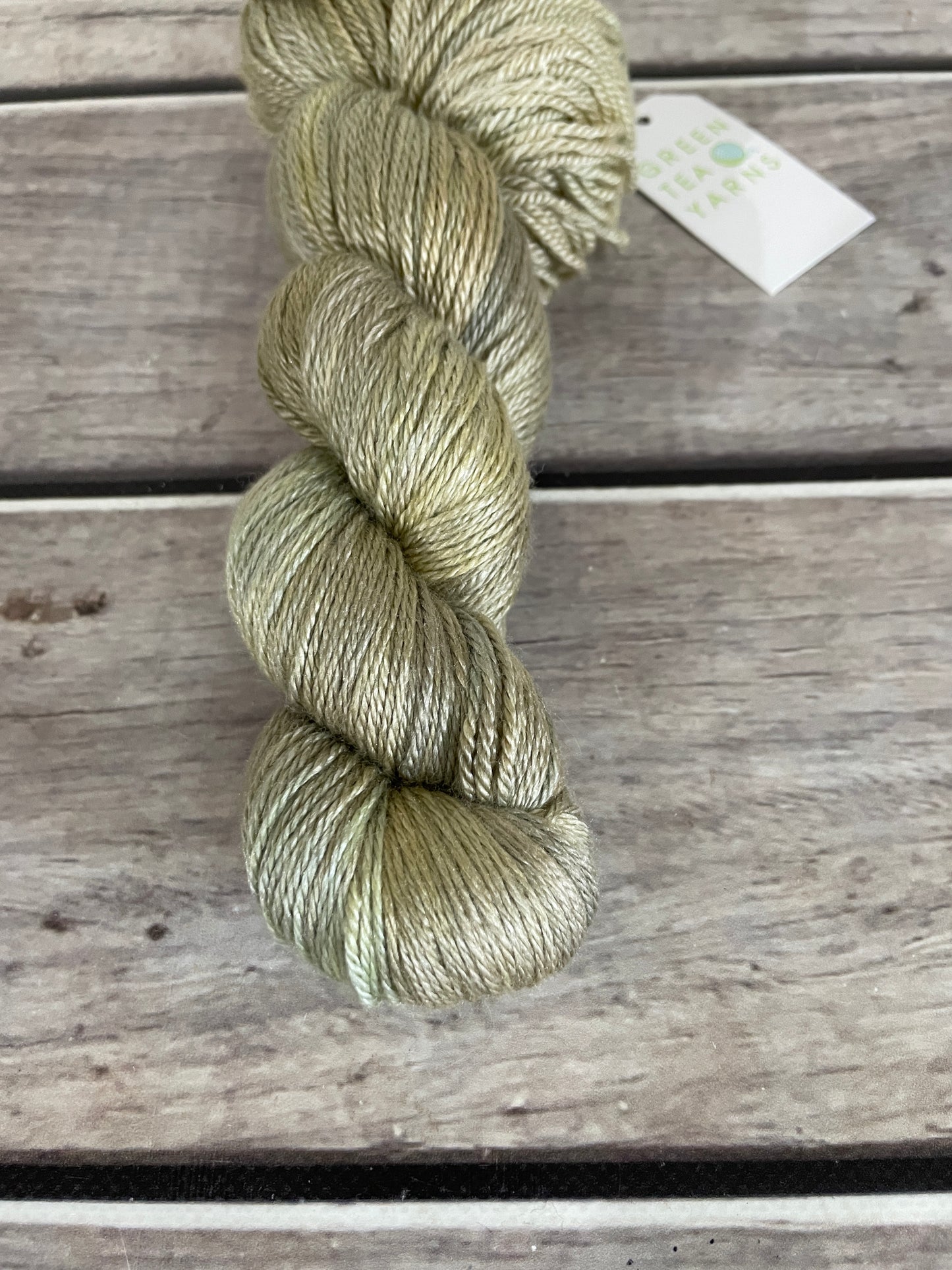 Old Gold - merino/silk 4 ply - White Cloud f