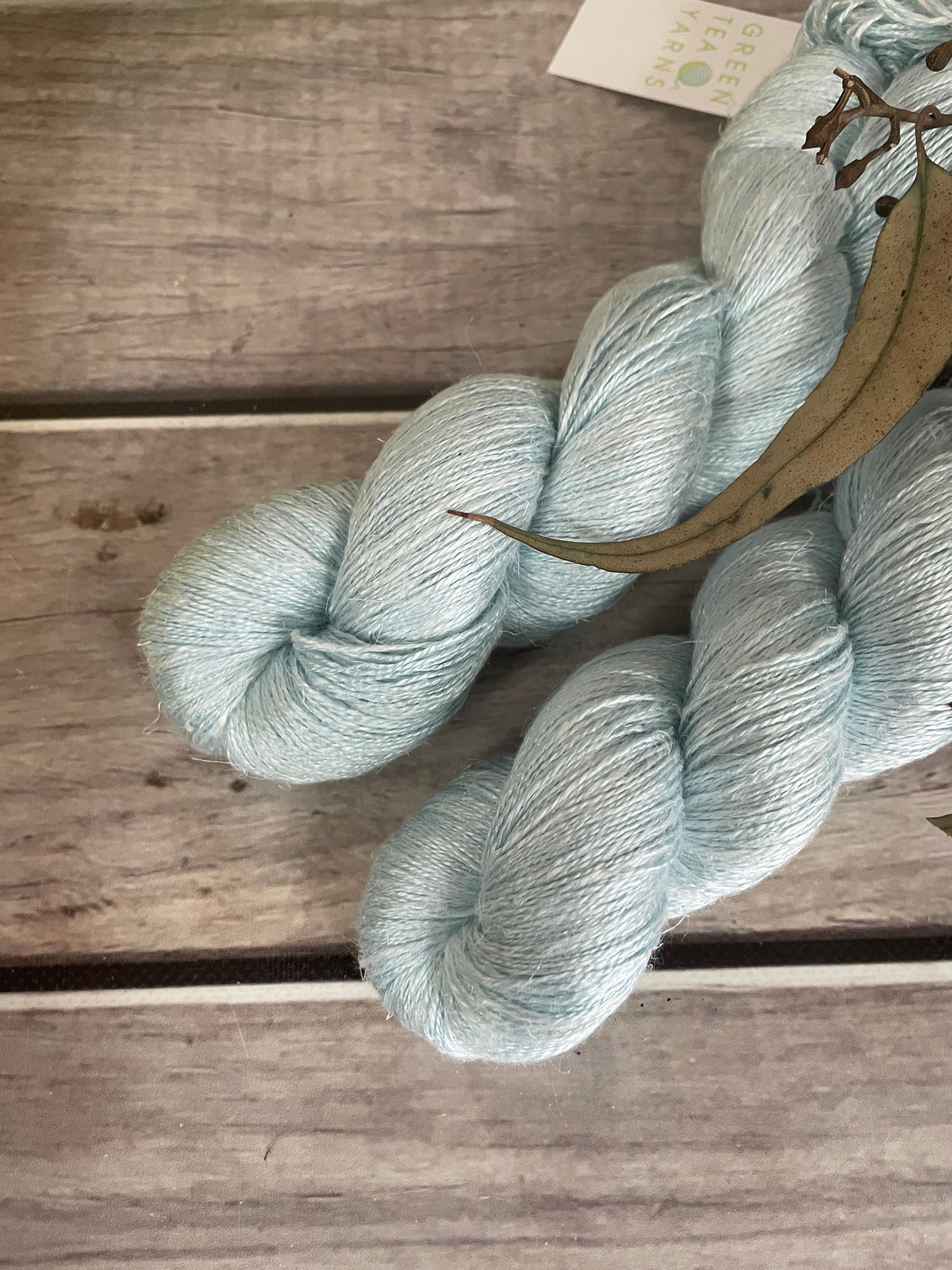 Seabreeze  on Anise - silk and linen 2ply