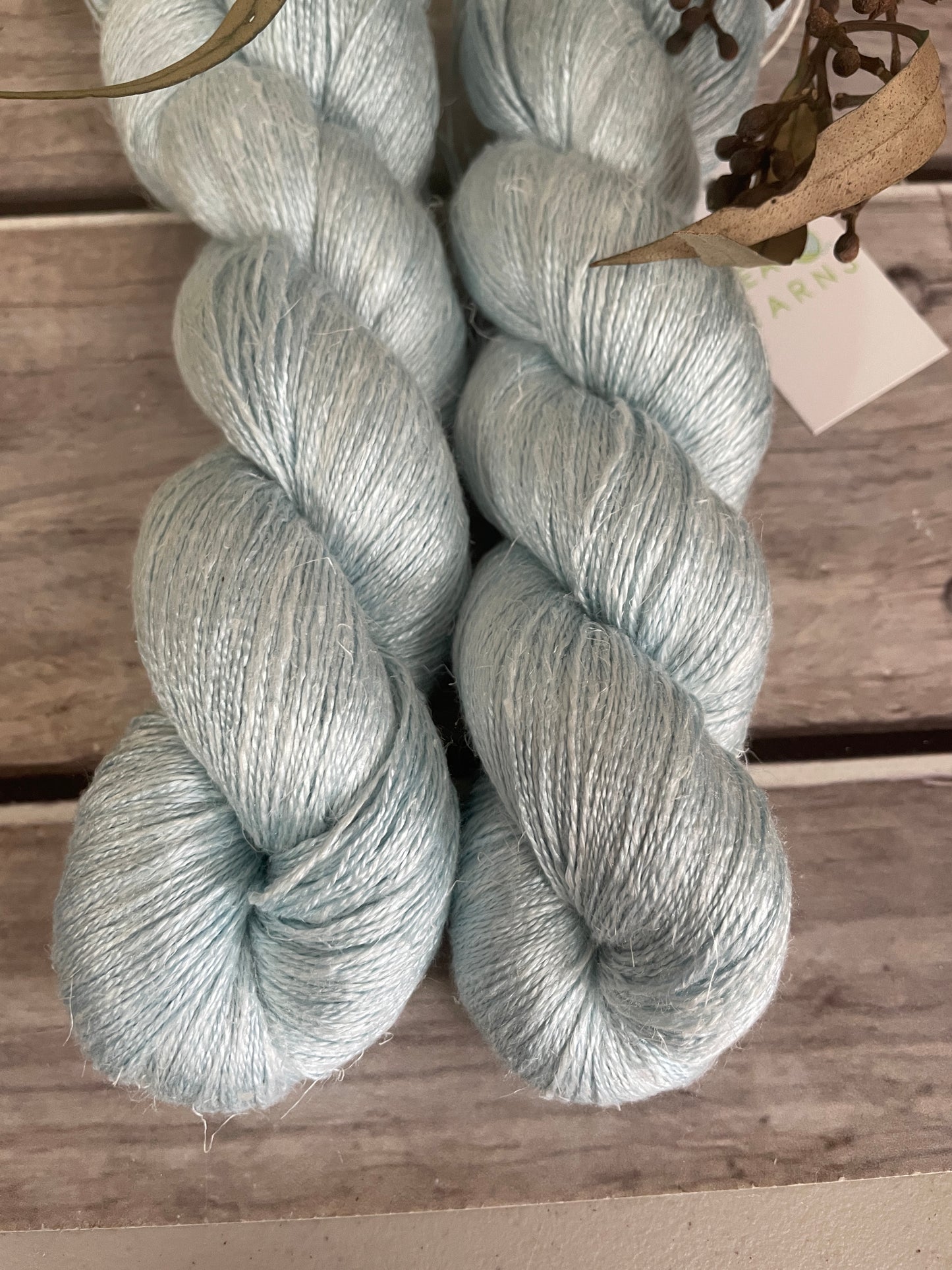 Seabreeze  on Anise - silk and linen 2ply