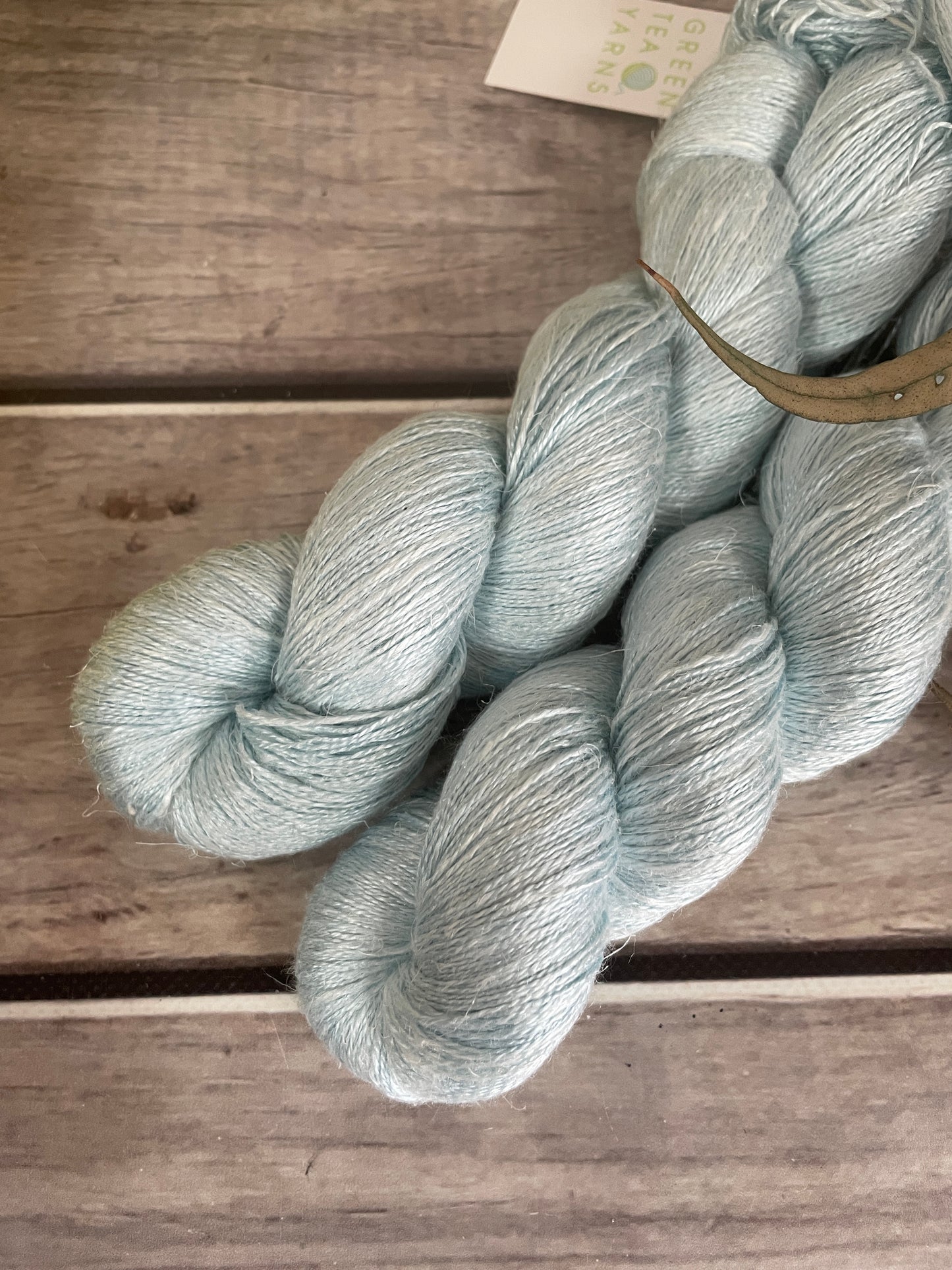 Seabreeze  on Anise - silk and linen 2ply