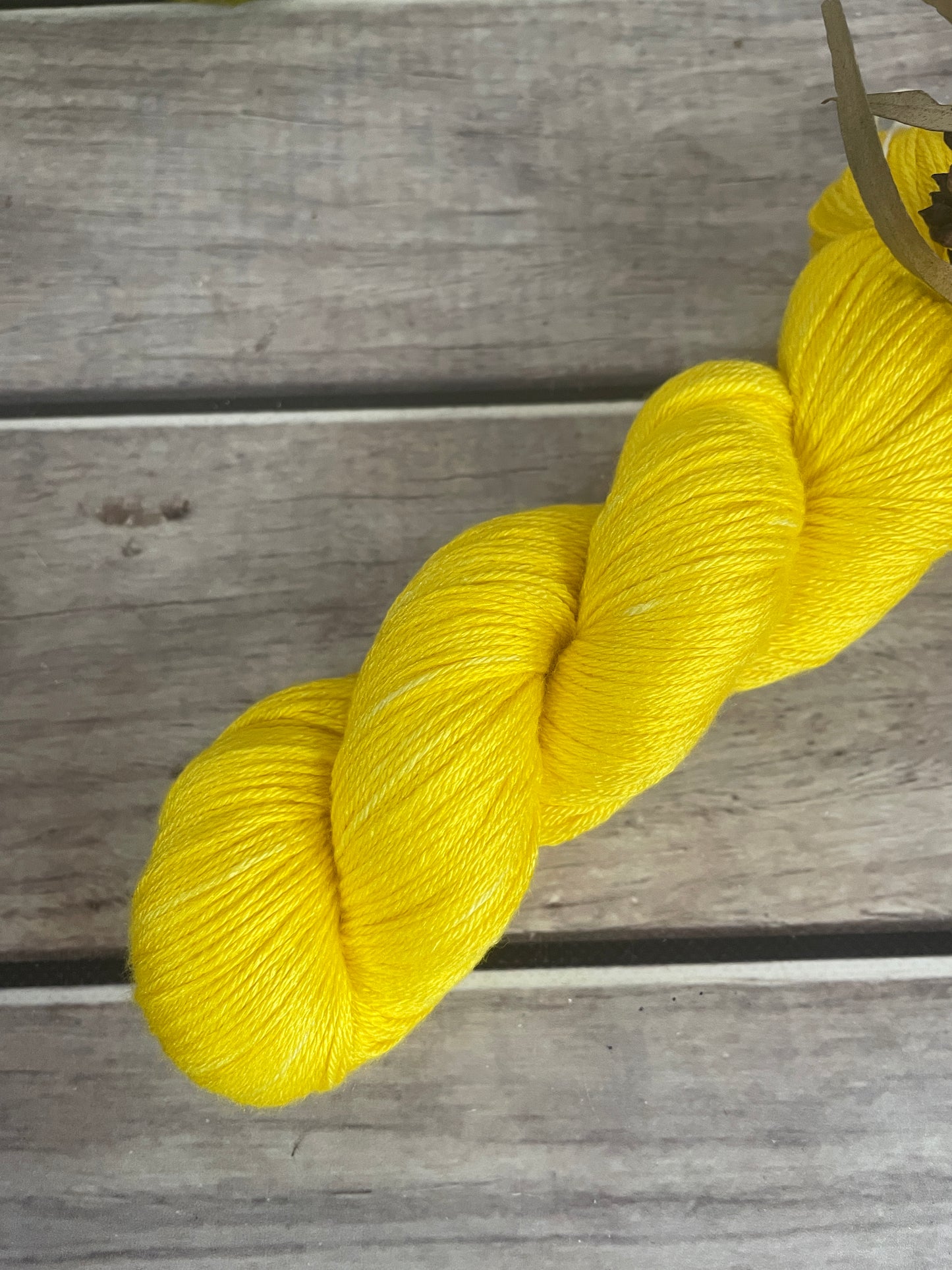 You are my Sunshine - 4ply/fingering - silk and merino - Jasmin 4