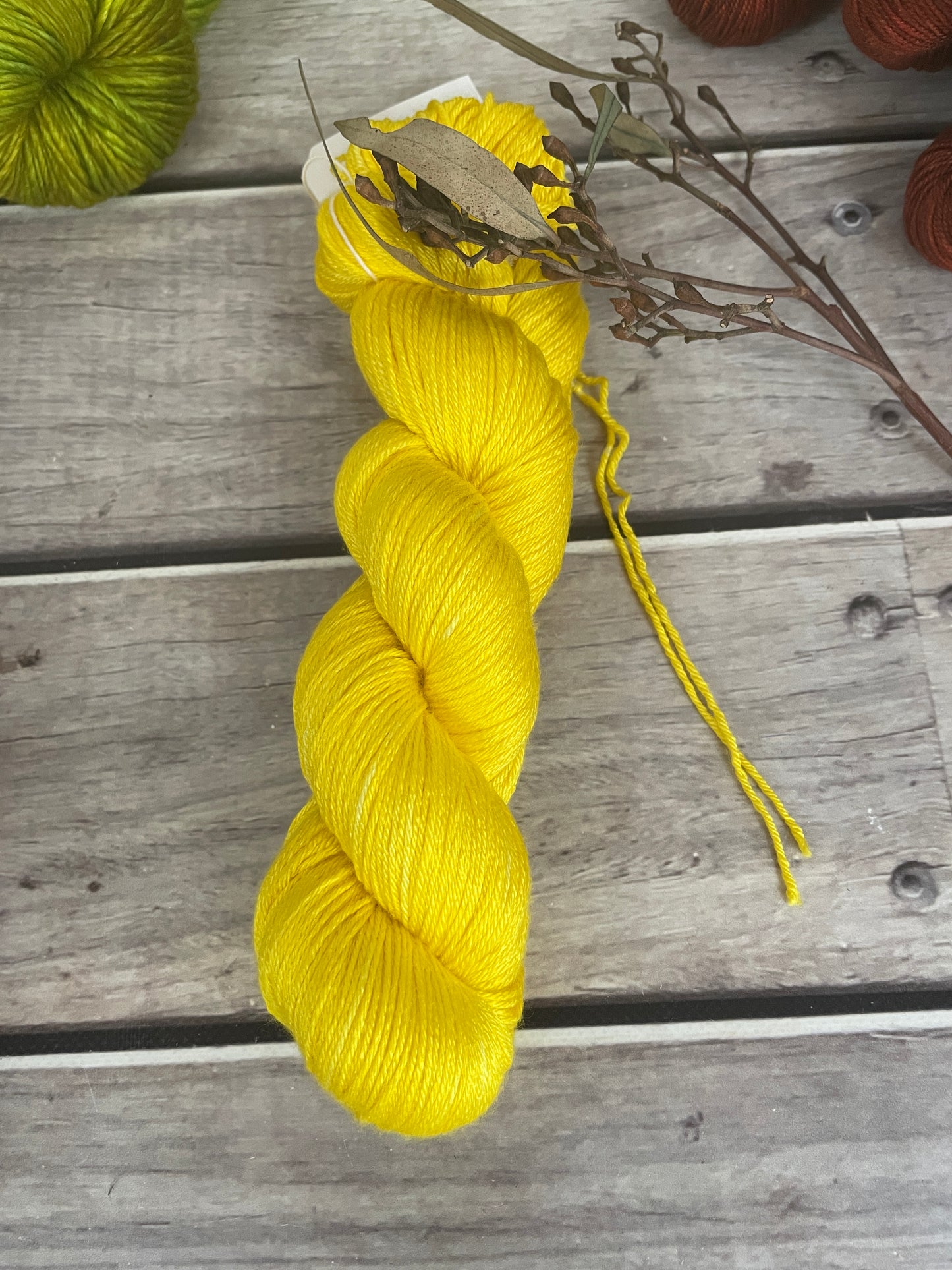 You are my Sunshine - 4ply/fingering - silk and merino - Jasmin 4