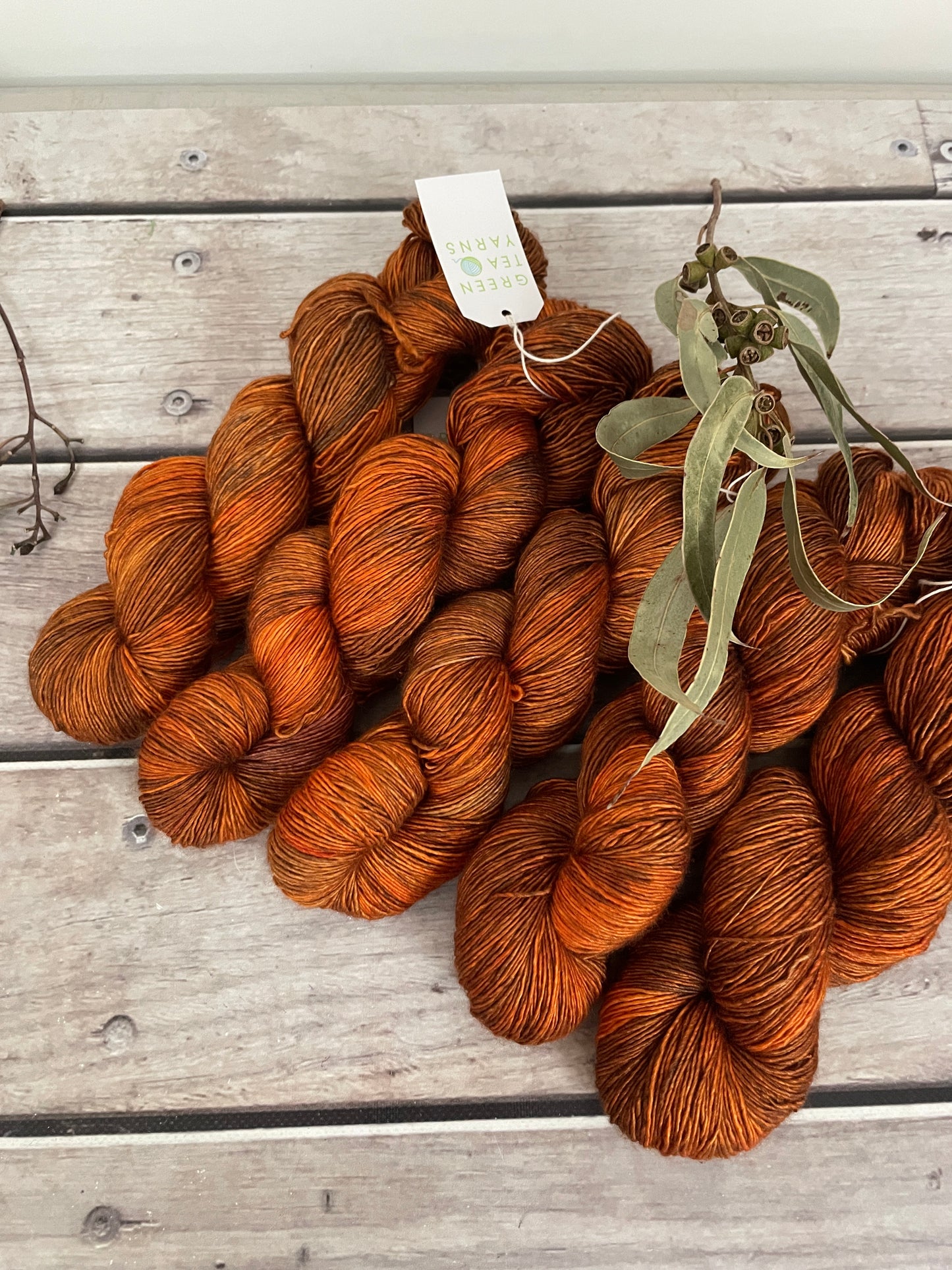 Woodend on Merino and Silk 4 ply single - Osmanthus