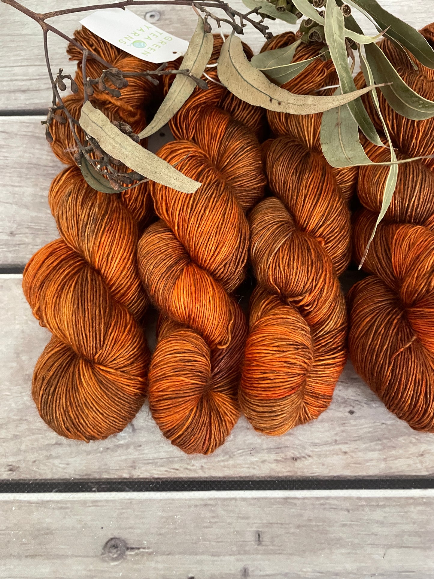 Woodend on Merino and Silk 4 ply single - Osmanthus