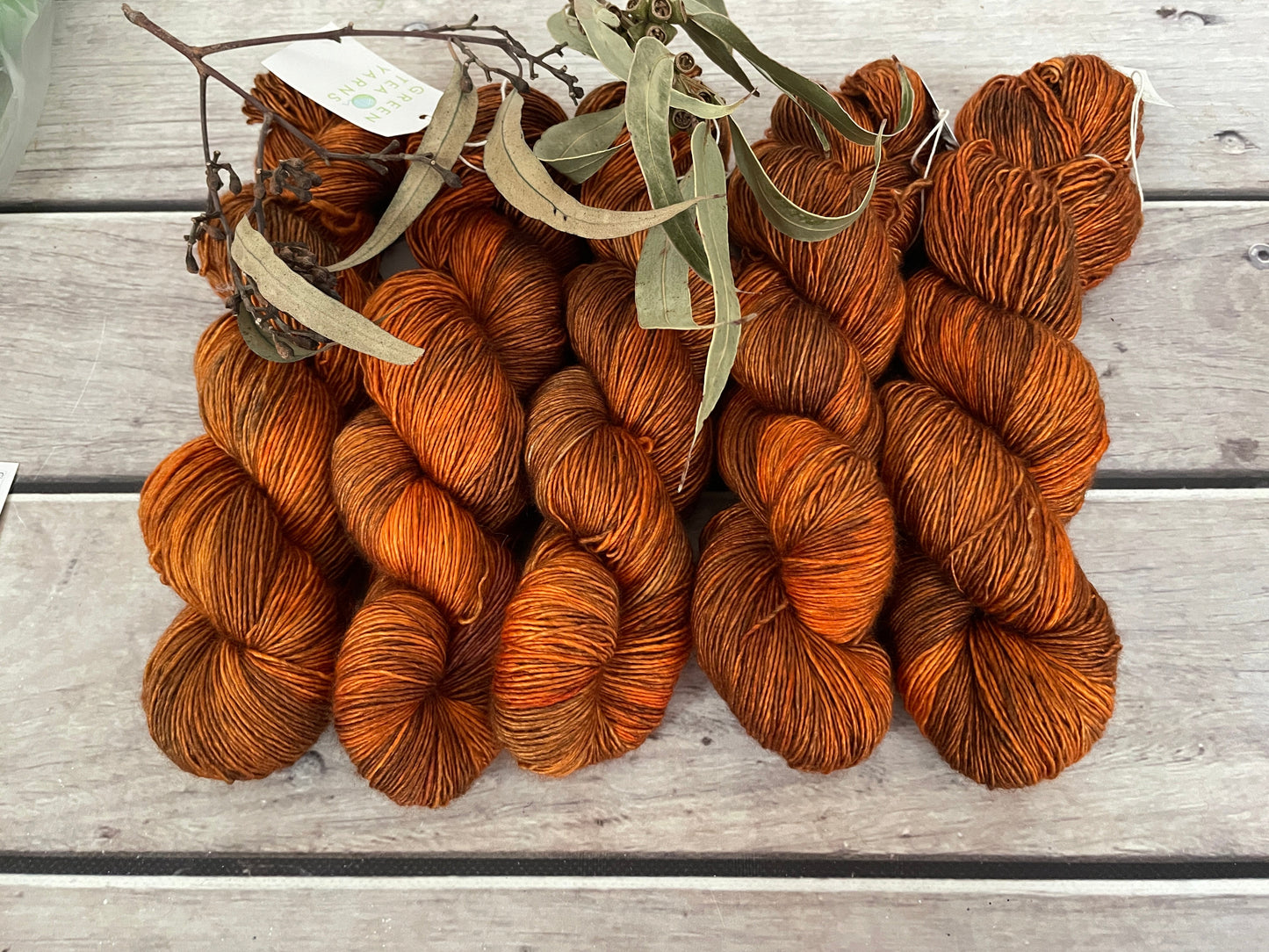 Woodend on Merino and Silk 4 ply single - Osmanthus