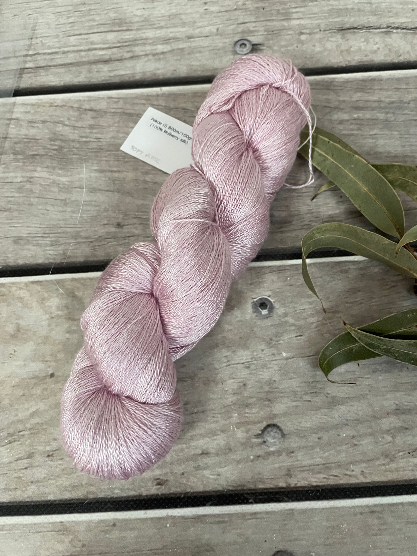 Soft Rose - 2 ply in Mulberry silk - Pekoe (l)