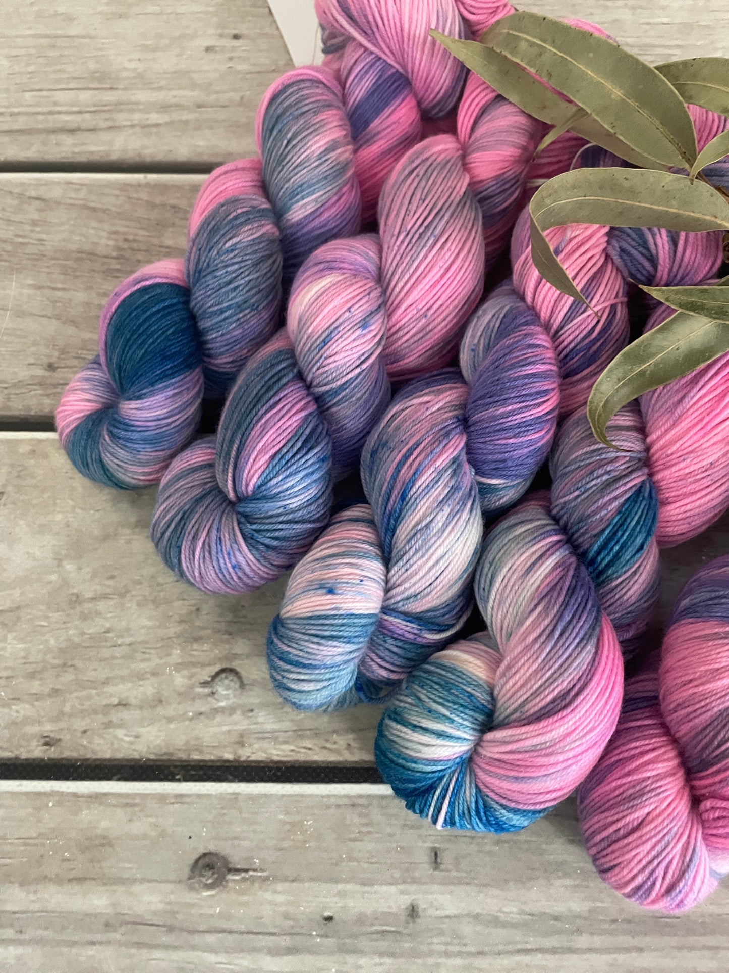 Barbie's Swim ooak - sock yarn in merino and nylon - Darjeeling