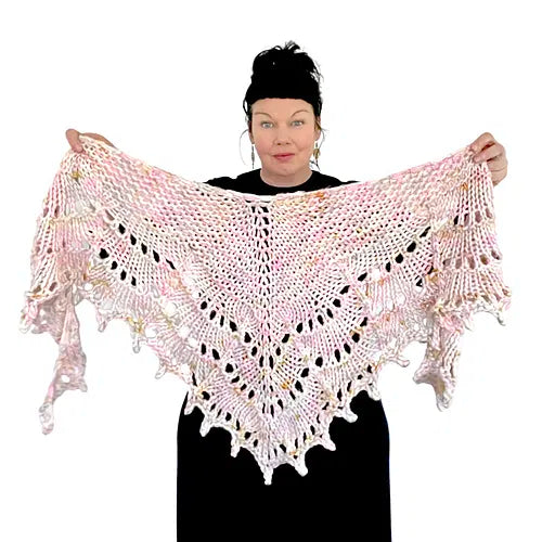 Knitting Pattern - Sherbet Fizz Shawl - Ambah O'Brien